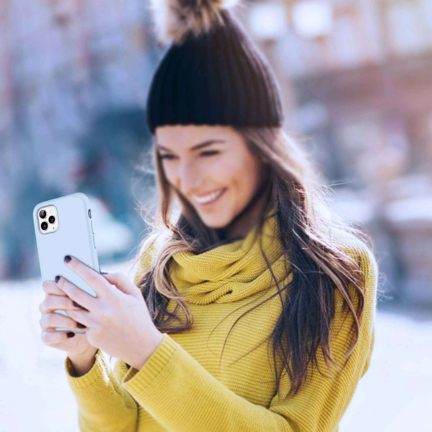 Tough on iPhone 11 Pro Max Case Liquid Silicone