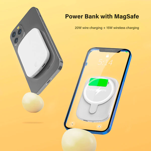 PTC Select Mini Magsafe Magnetic Wireless Portable 10000mAh 15W Fast Charger Power Bank