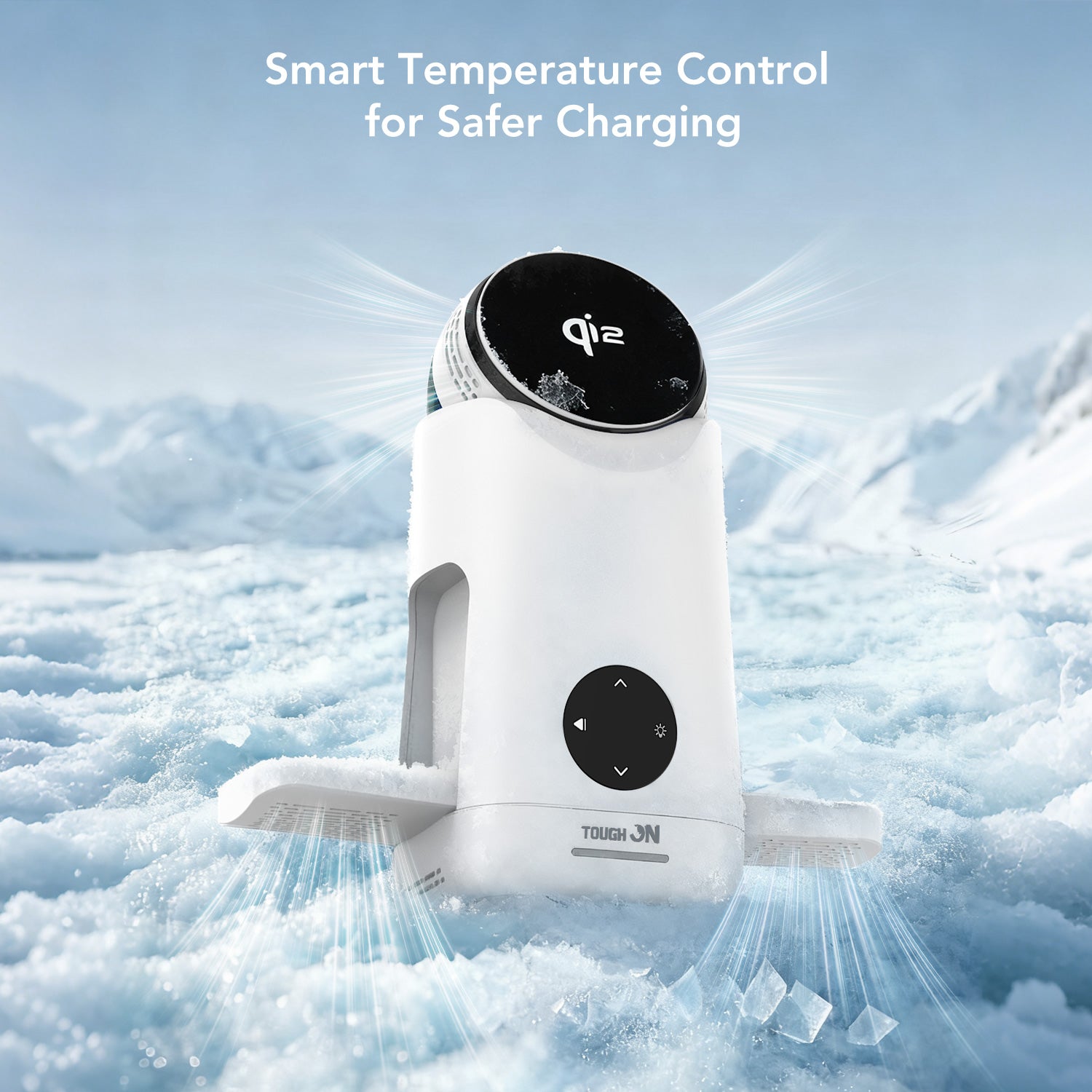 Tough On MagMax Qi2 3-in-1 Wireless Charger with Smart Infrared Sensor Rotation