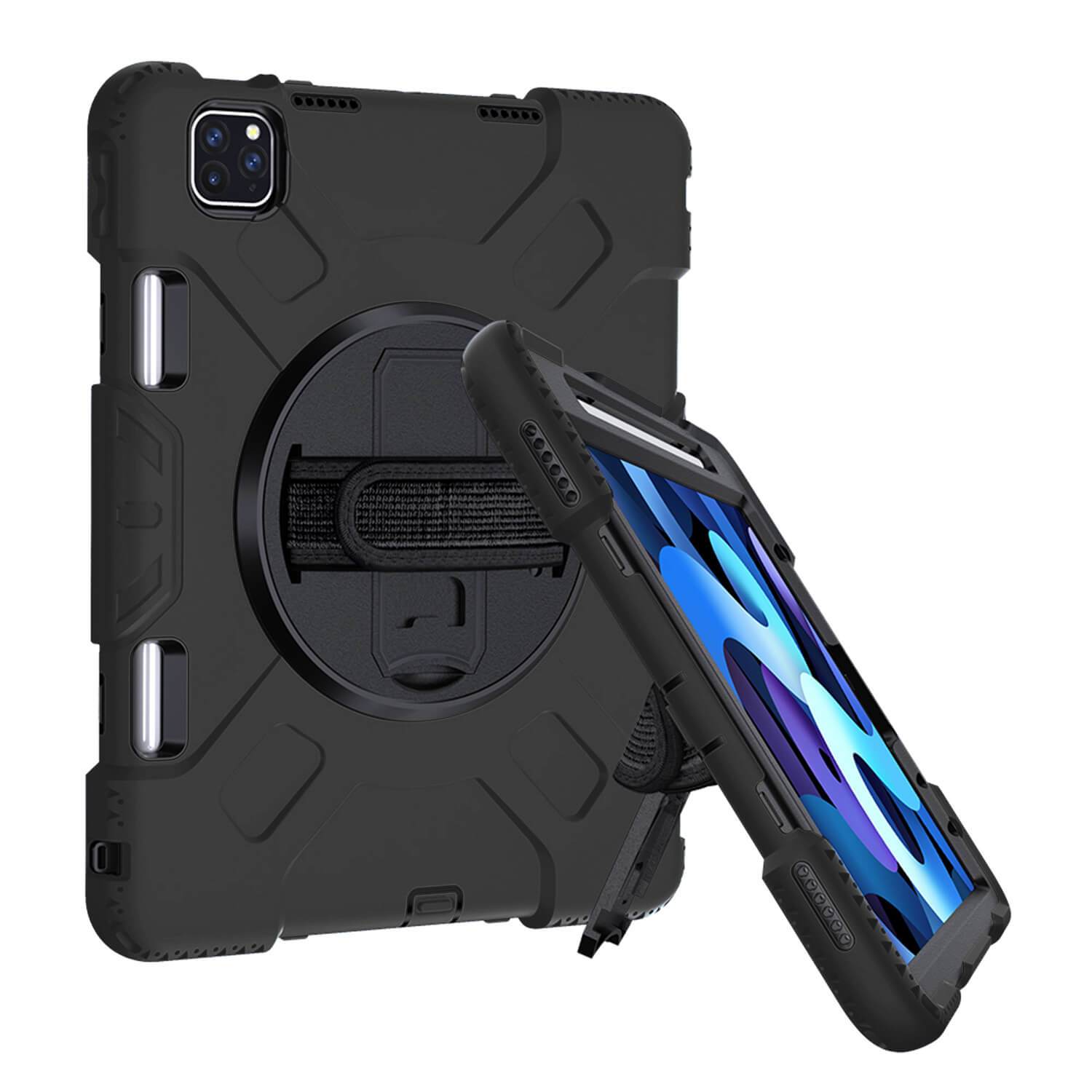 Tough On iPad Air 4 10.9 inch Case Rugged Protection Black