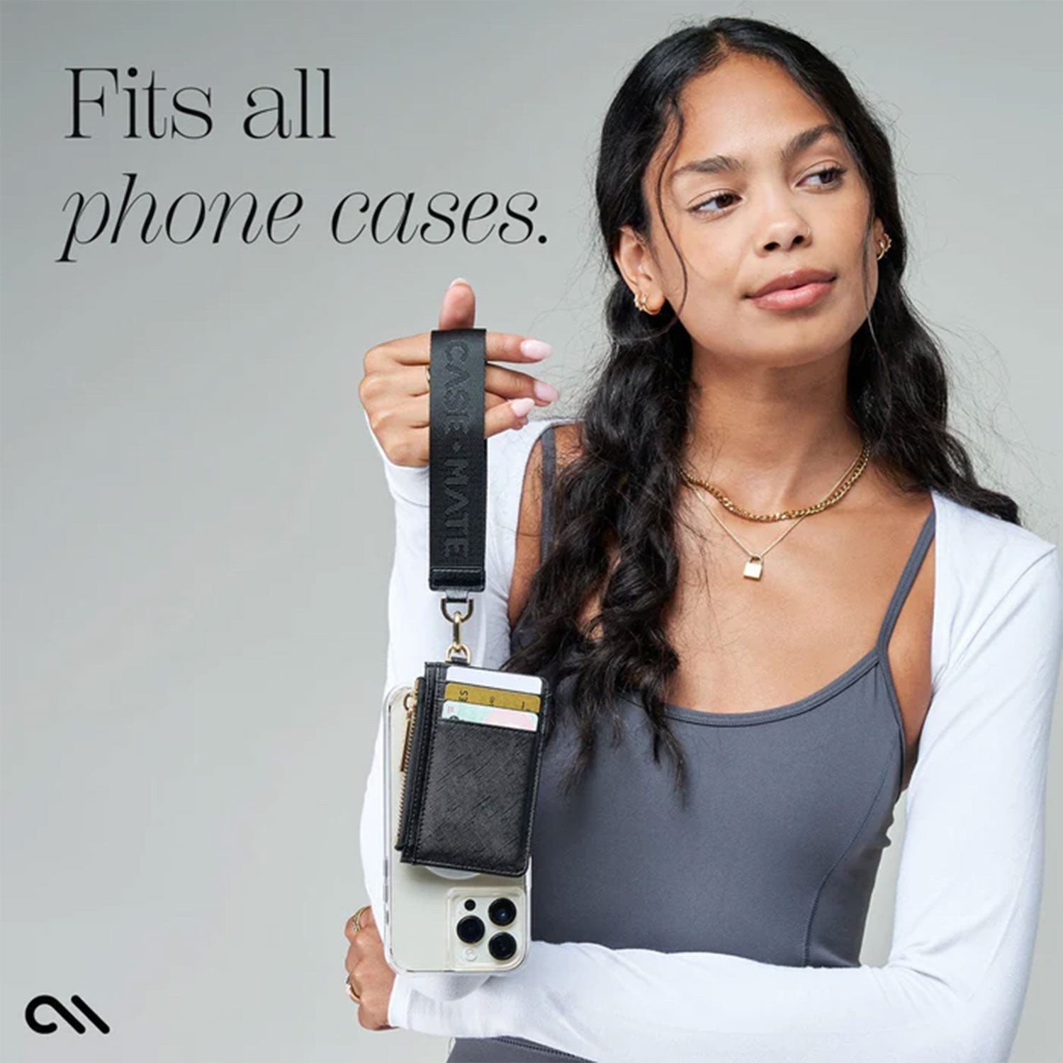 Case-Mate Essential Phone Strap with Wallet