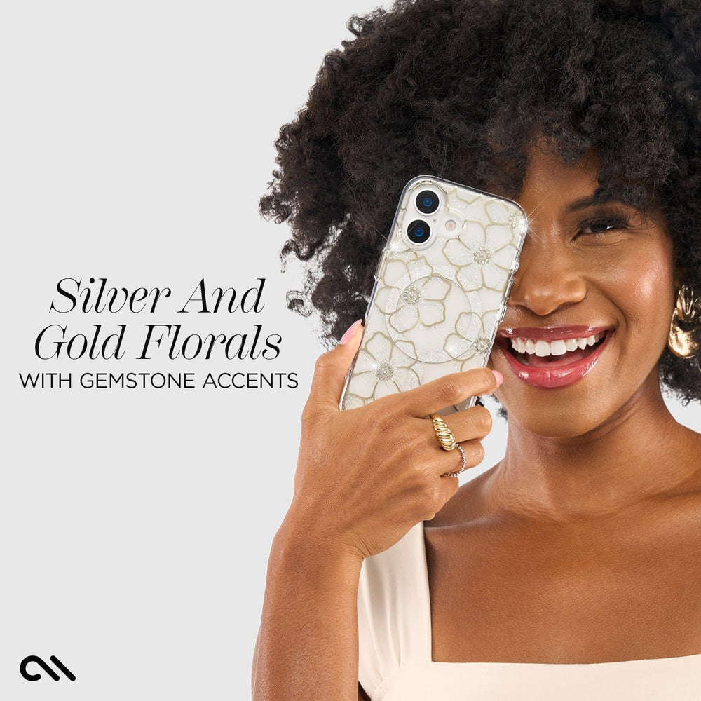 Case-Mate Floral Gems MagSafe Case for iPhone 17 Series