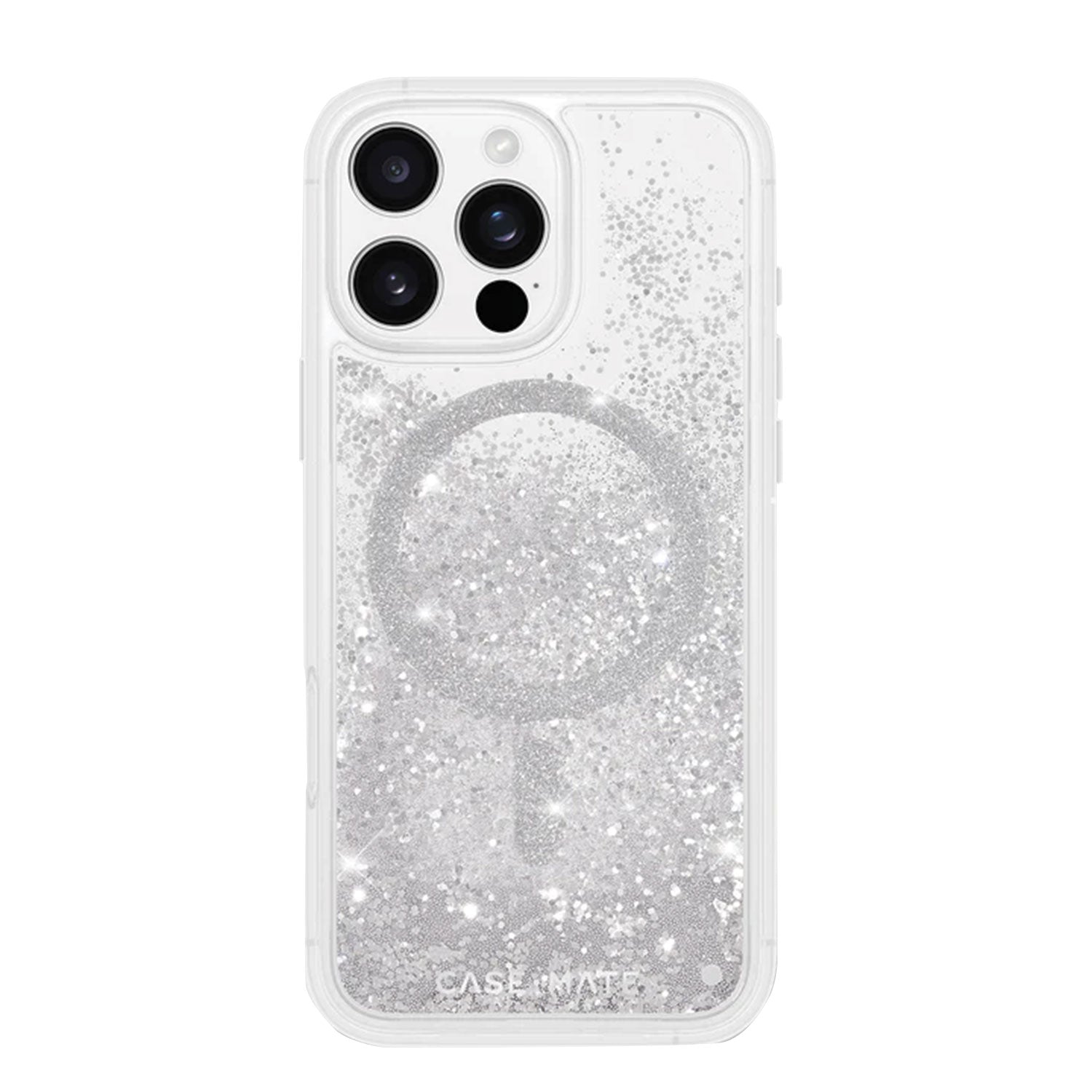 Case-Mate iPhone 16 Pro Case Waterfall Silver with MagSafe