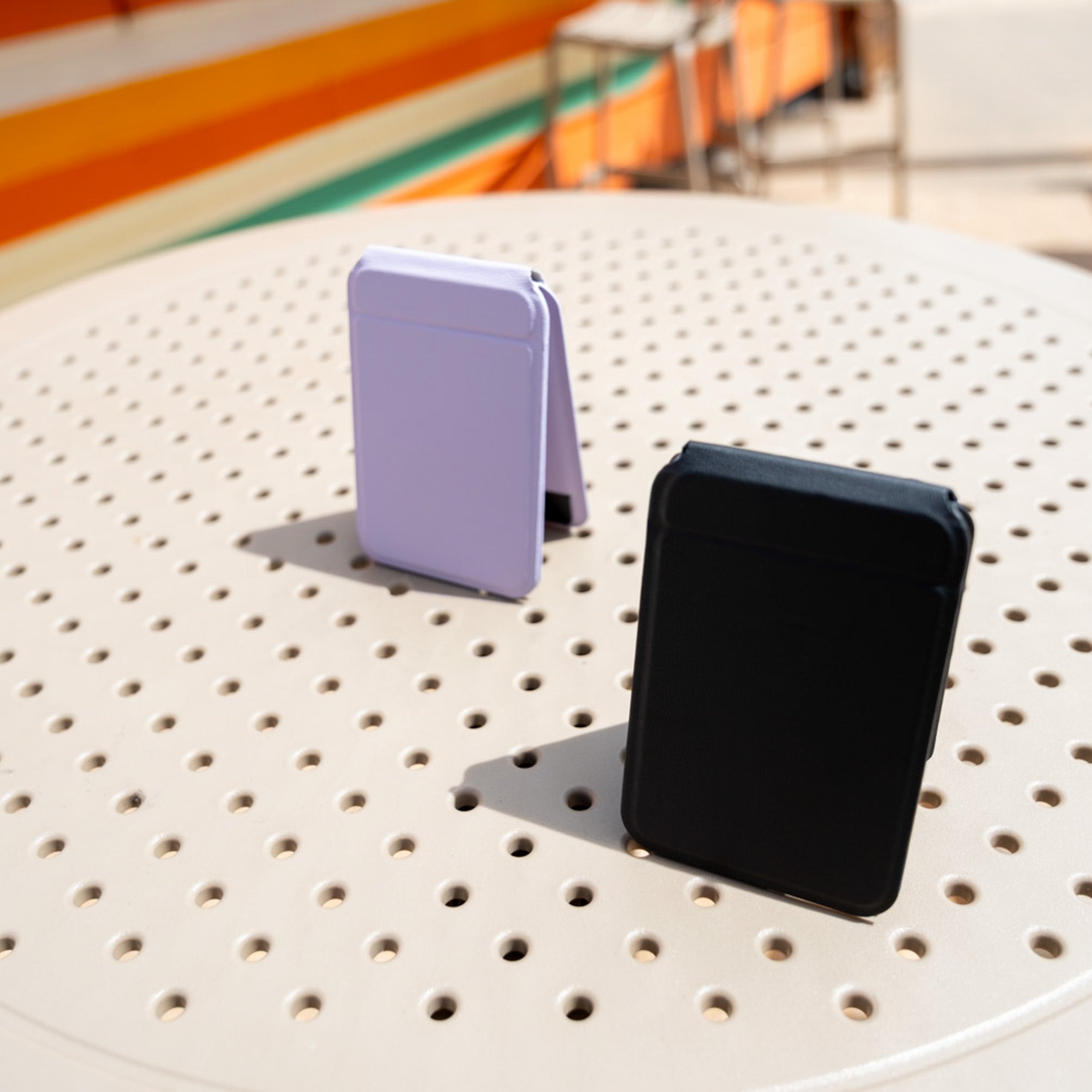 Magnetic Trifold Wallet With Stand And Tripod