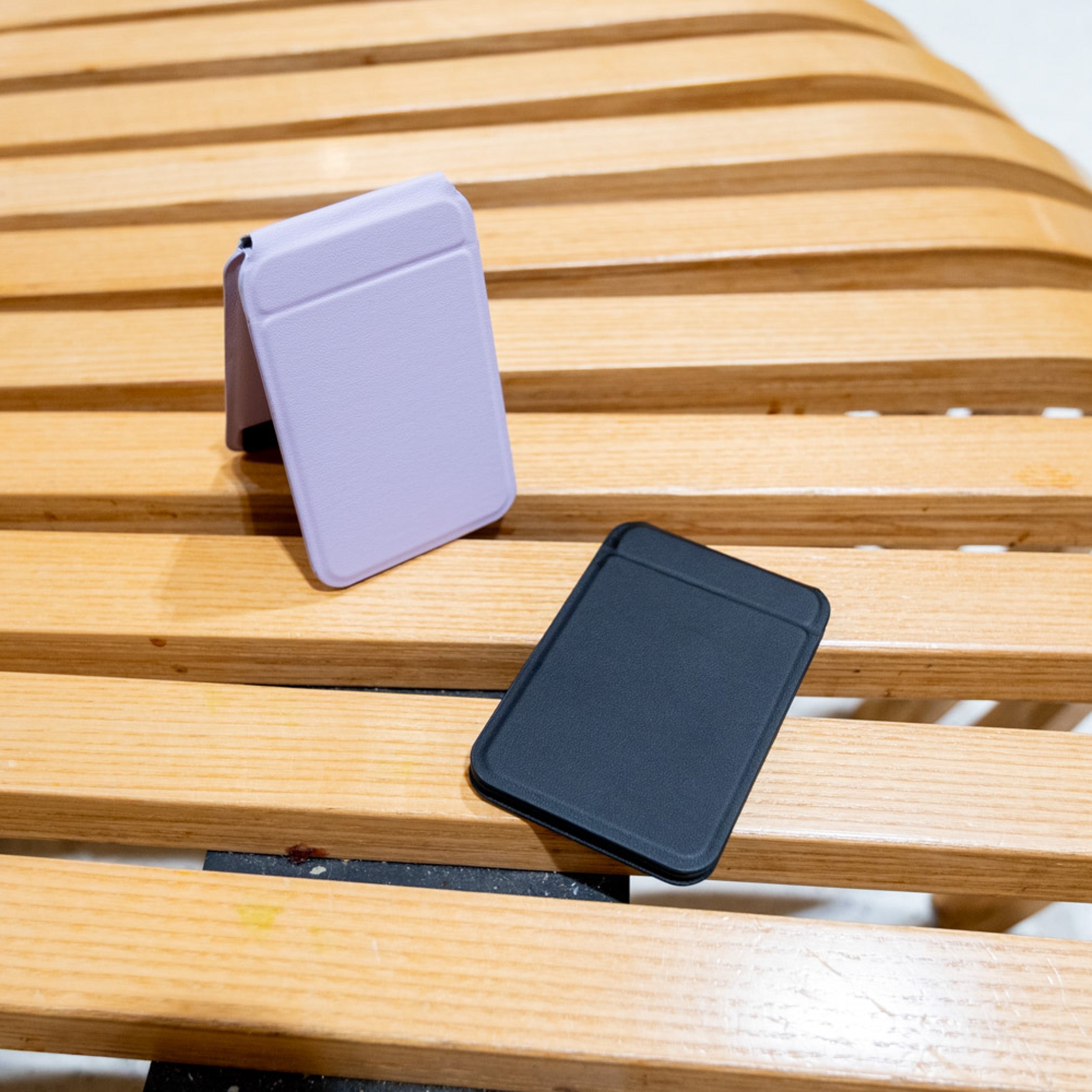 Magnetic Trifold Wallet With Stand And Tripod