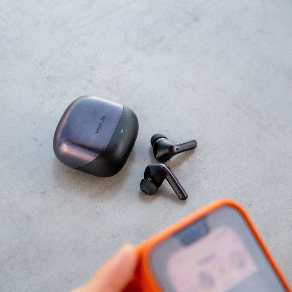 Tough On K2 Noise Cancelling Earbuds with Adaptive ANC