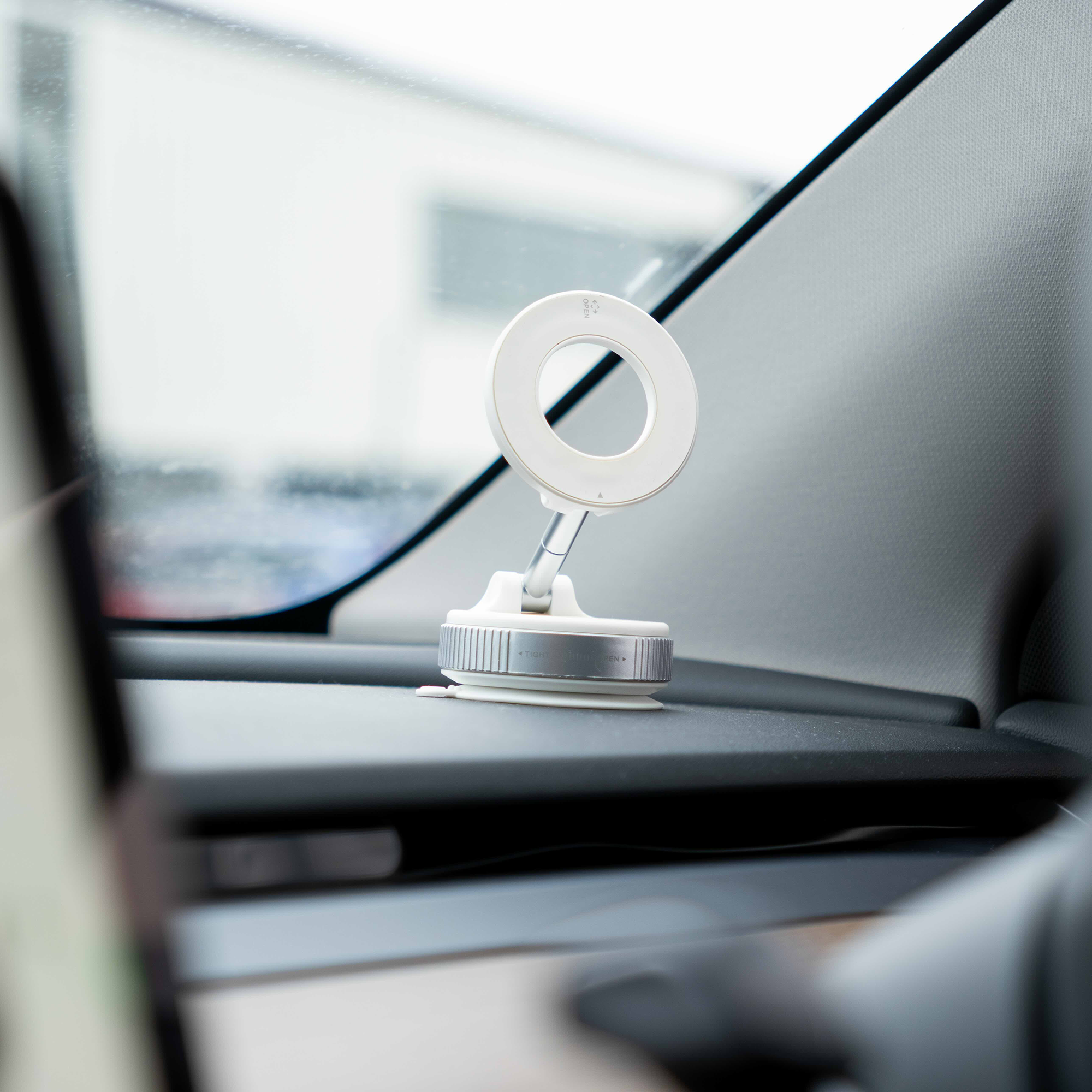 360° Car Mount Magnetic Phone Holder with Vacuum Suction