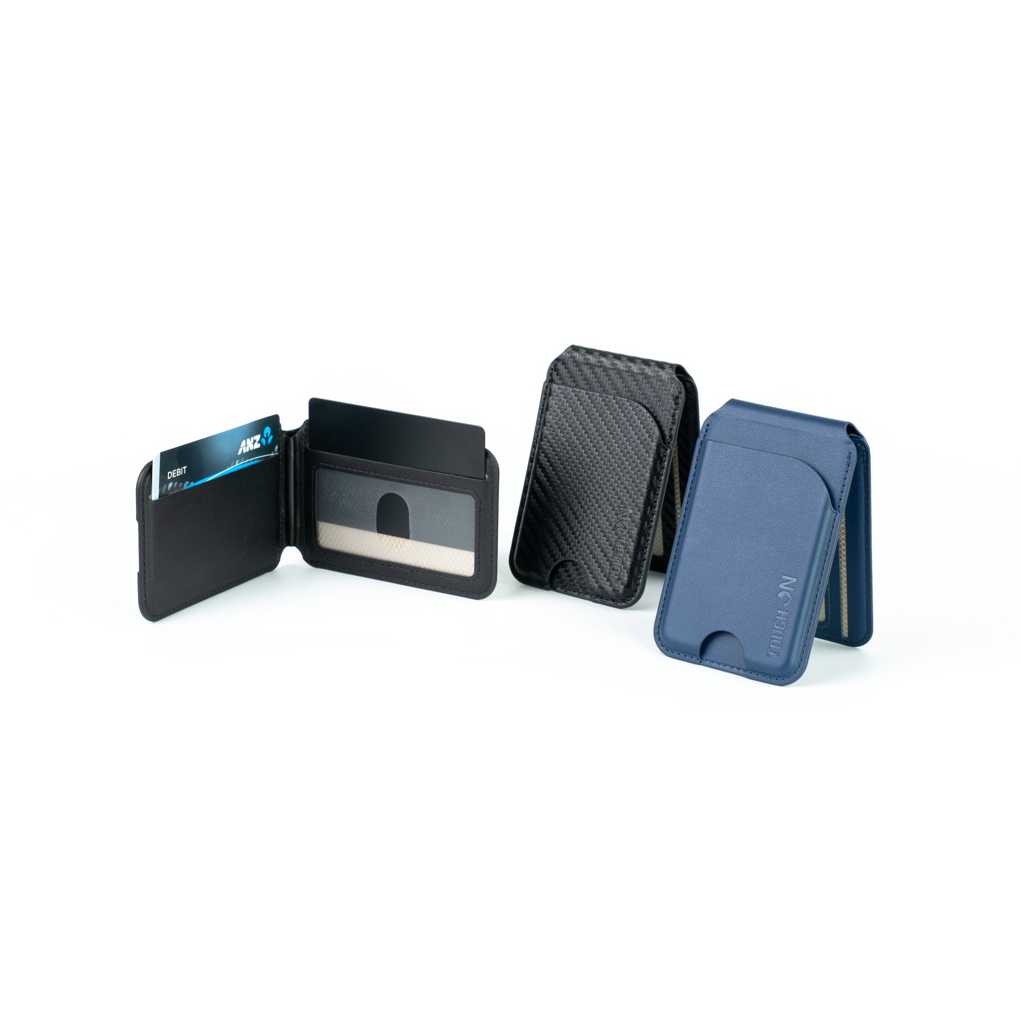 Magnetic Wallet Card Holder With FlexStand