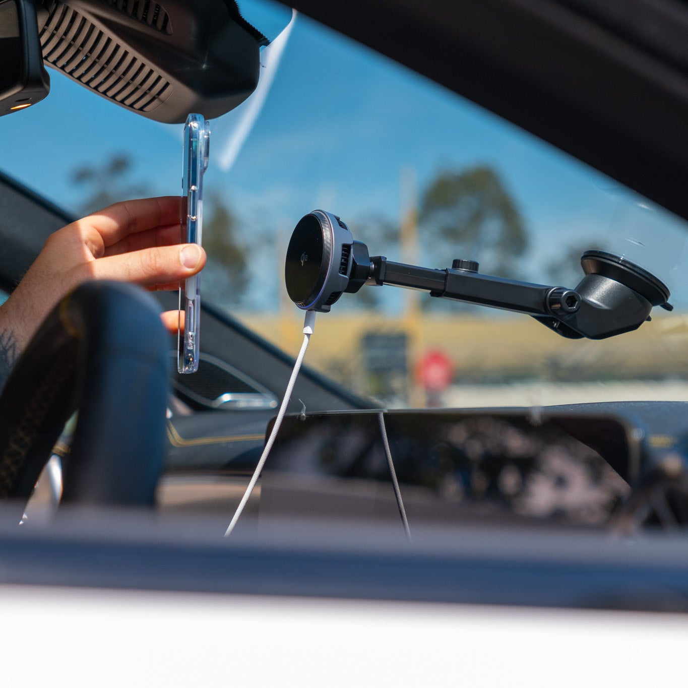 Tough On MagCool Qi2 Wireless Car Charger with Active Cooling