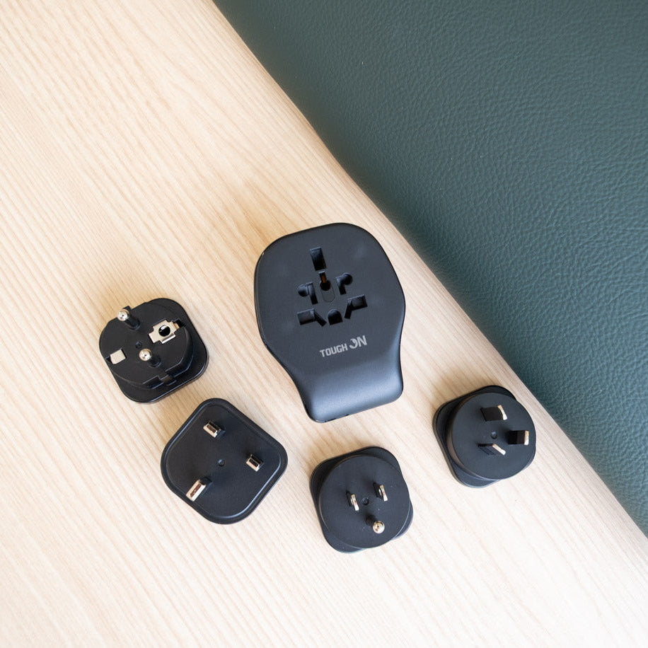 Tough On 20W Universal Travel Charger with 4 Plug Adapter