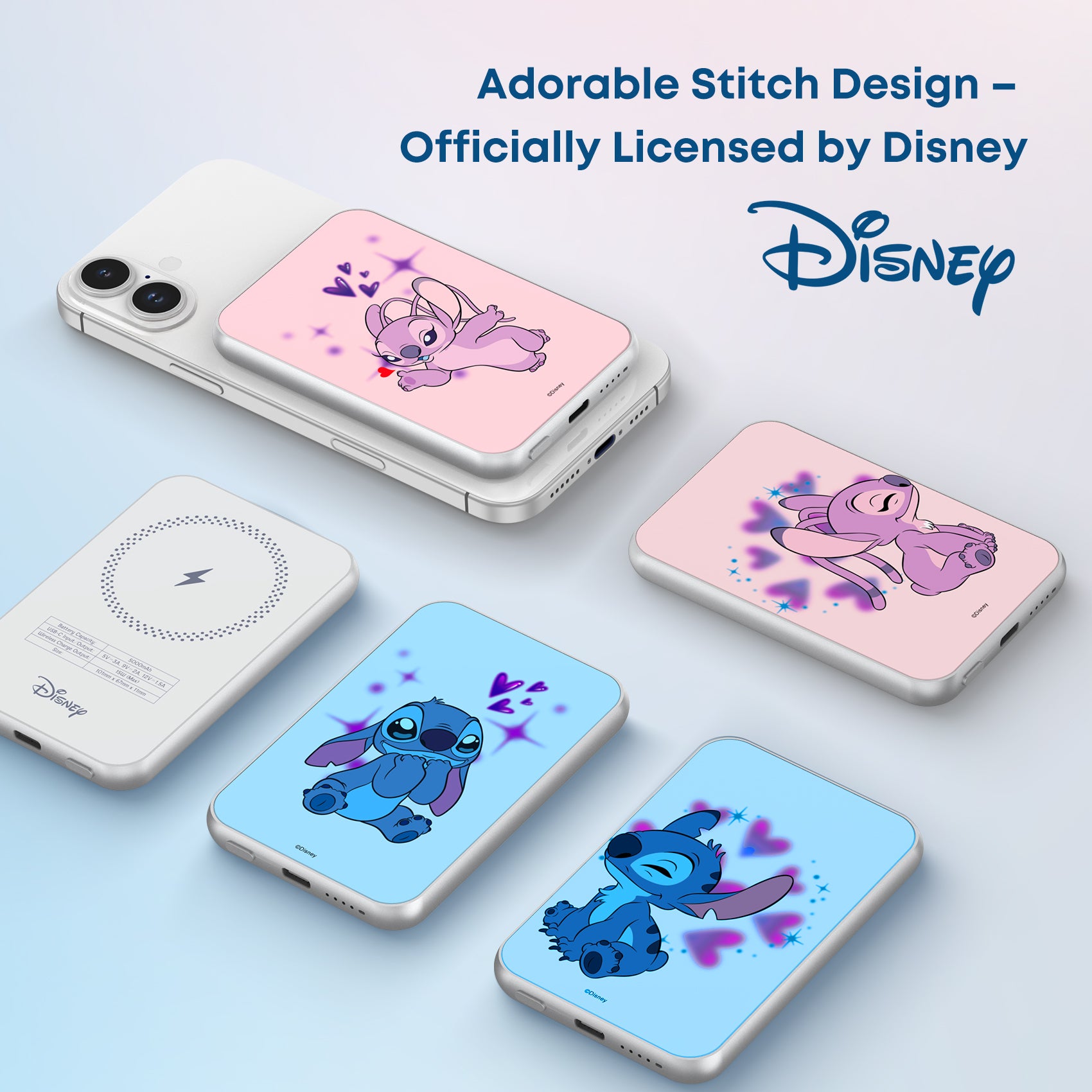 Disney Magnetic Power Bank 5000mAh 15W Fast Charging