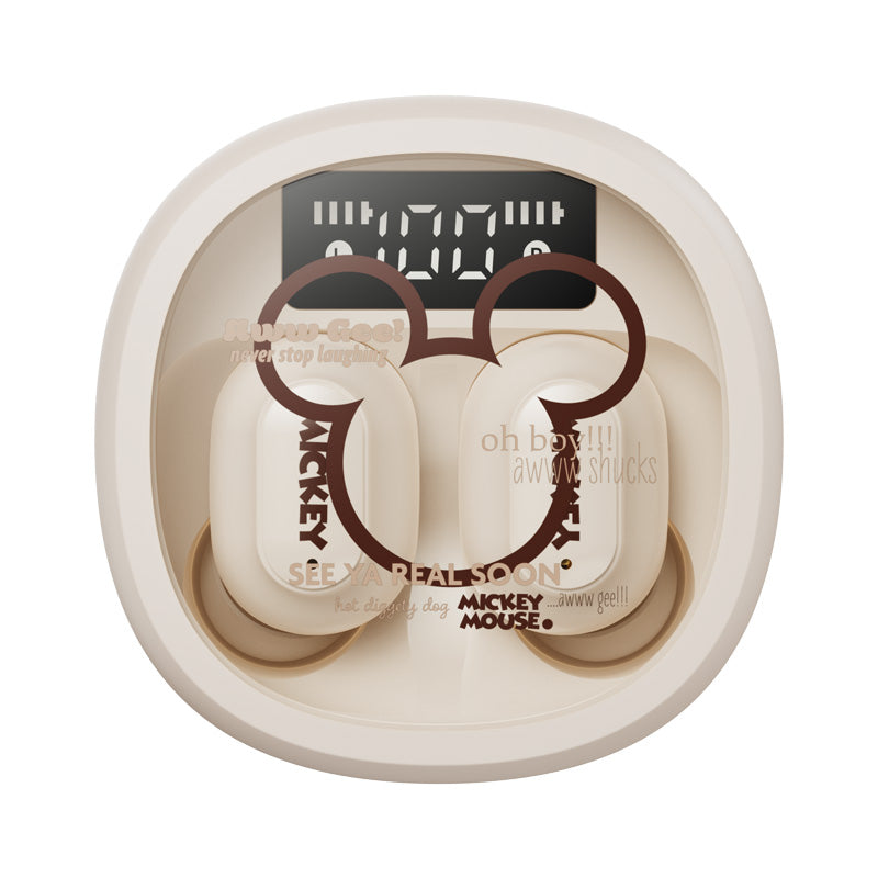 Disney Mickey Wireless Bluetooth Earbuds QS-HWT02 Beige