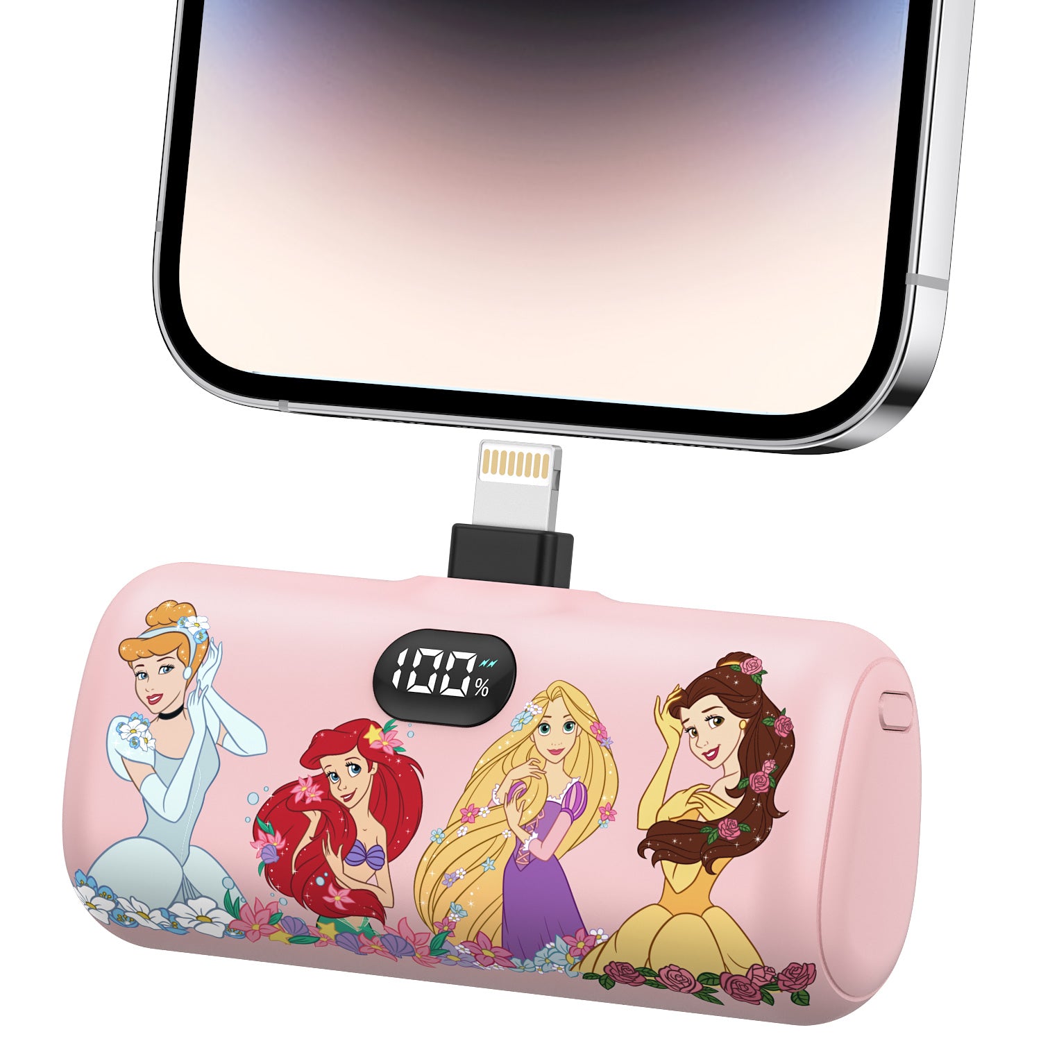 Disney Princess #1 Compact Power Bank with Lightning Connector
