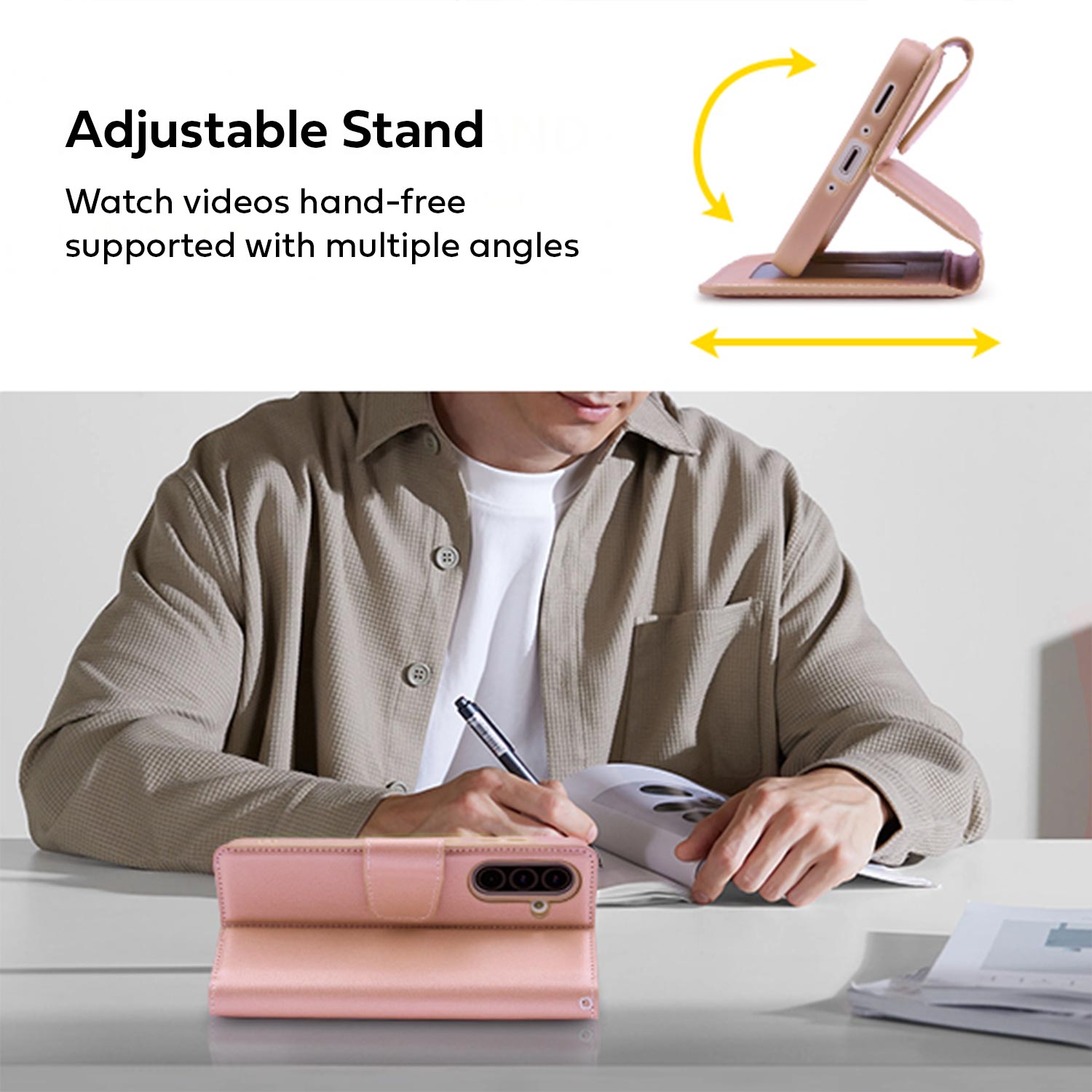 Hanman Samsung Galaxy A36 Case Wallet Leather