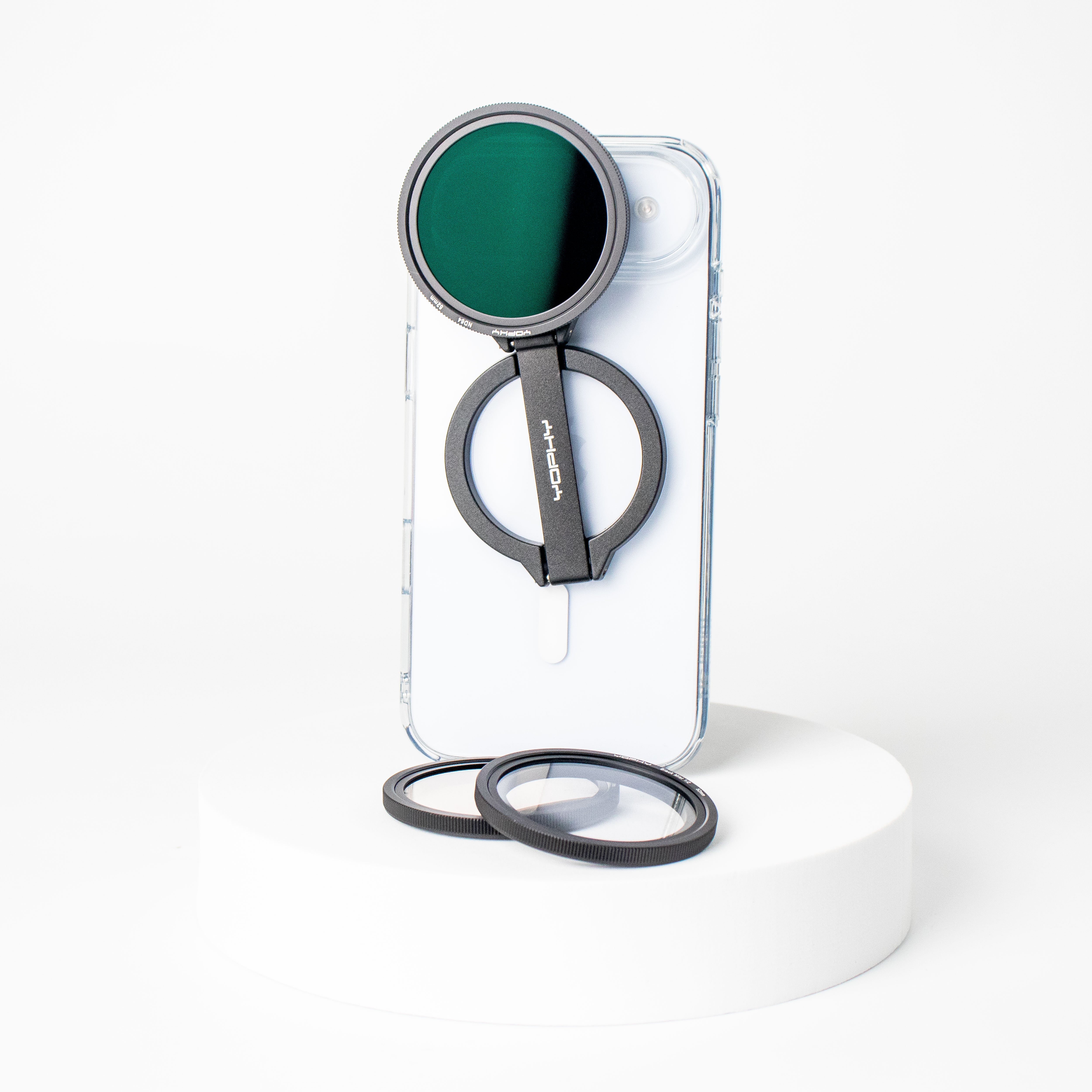 YOPHY Foldable Magnetic Phone Mount Stand with CPL Filter