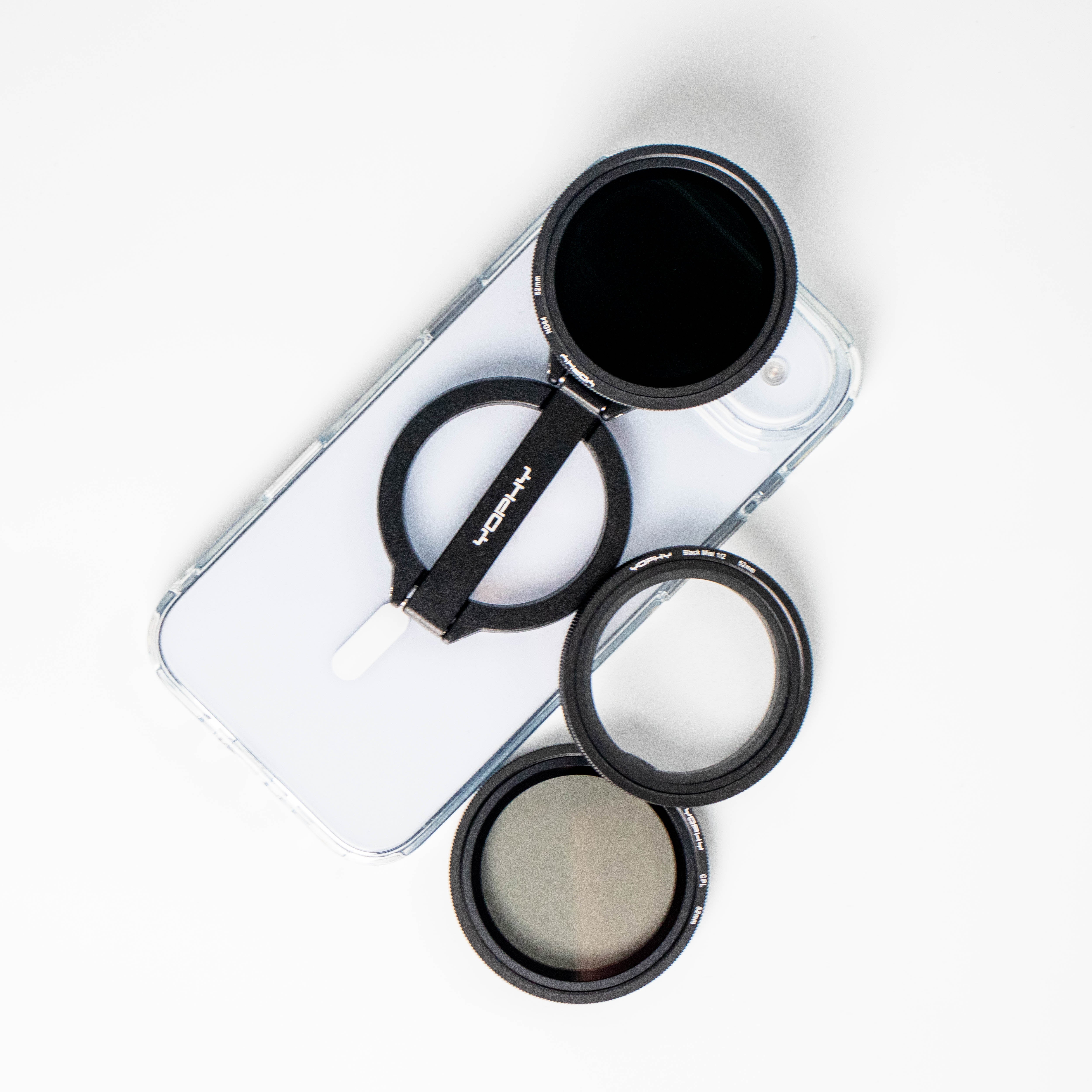 YOPHY Foldable Magnetic Phone Mount Stand with CPL Filter