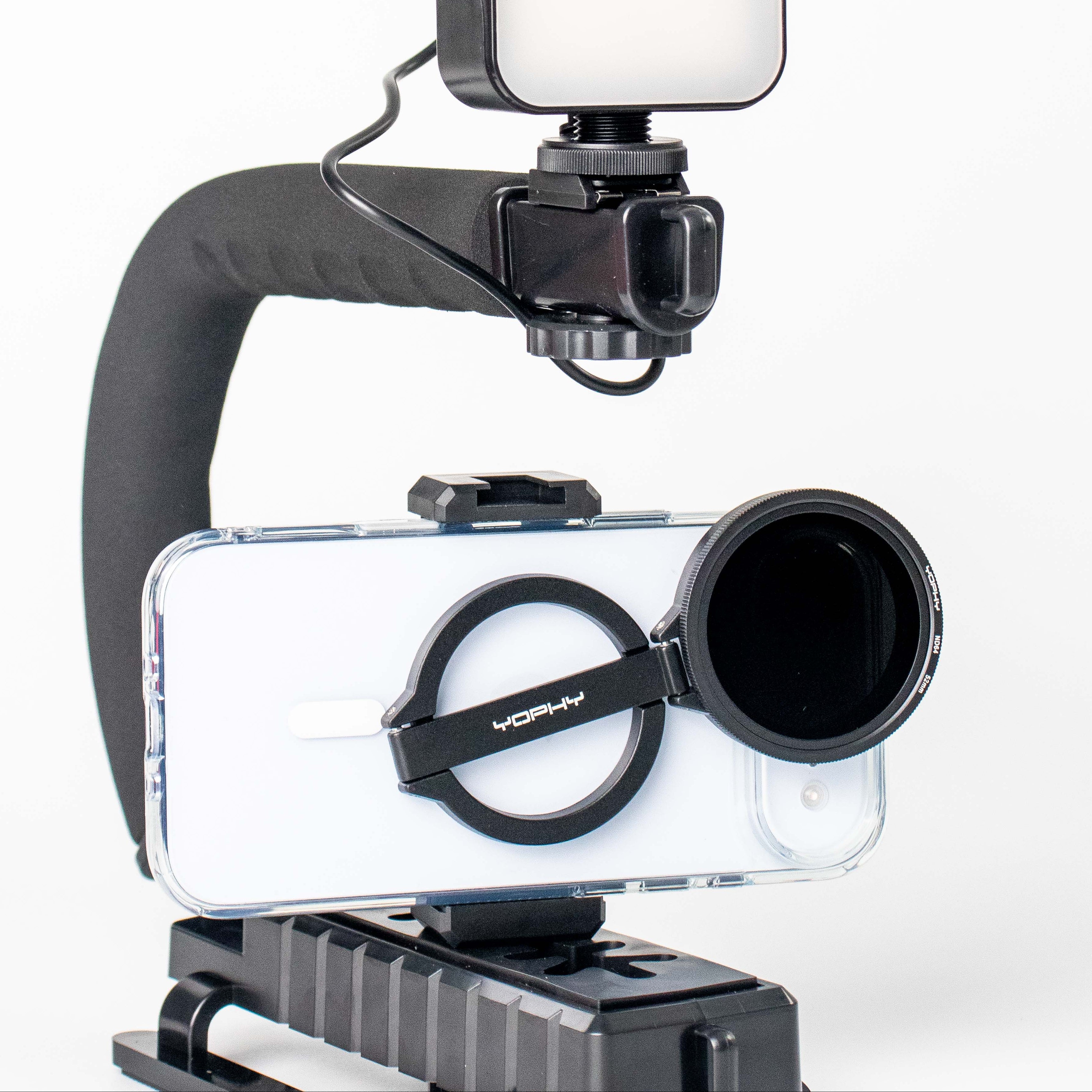 YOPHY Foldable Magnetic Phone Mount Stand with CPL Filter