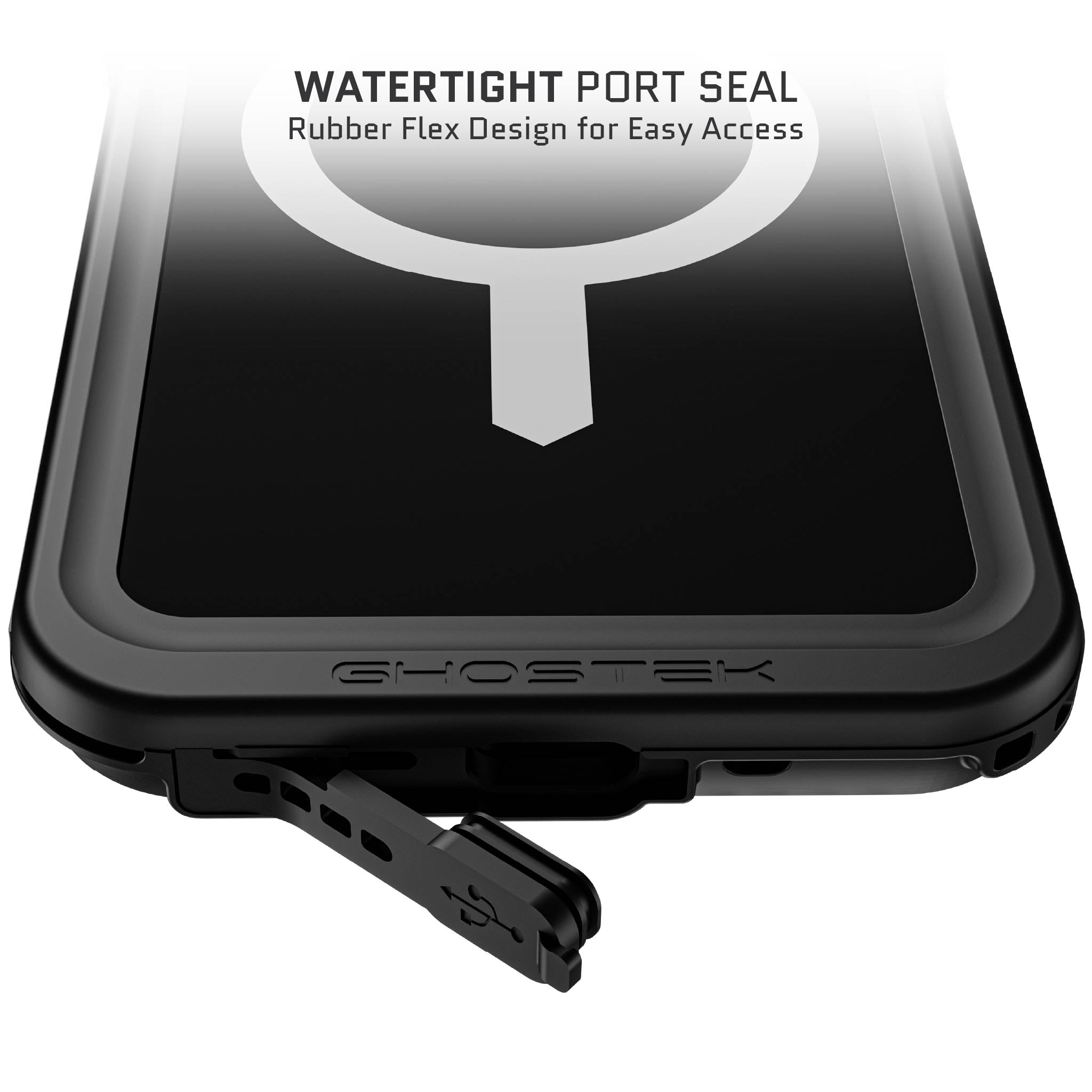 Ghostek iPhone 15 Pro Max Case Nautical Slim Waterproof with MagSafe