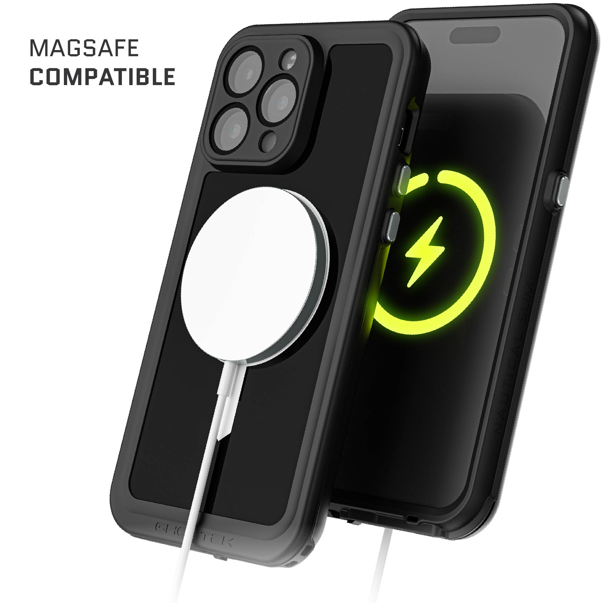 Ghostek iPhone 15 Pro Max Case Nautical Slim Waterproof with MagSafe