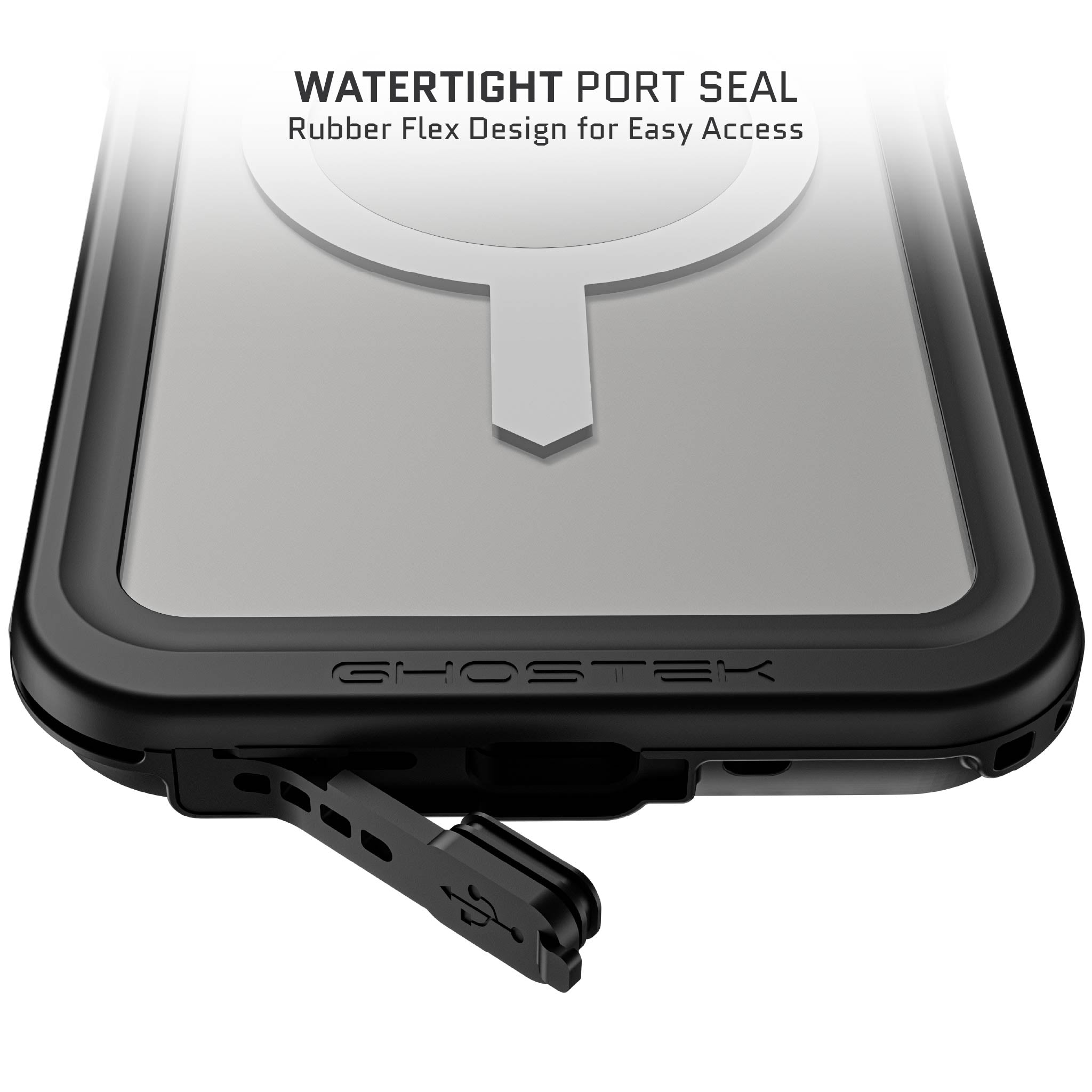 Ghostek iPhone 15 Pro Max Case Nautical Slim Waterproof with MagSafe