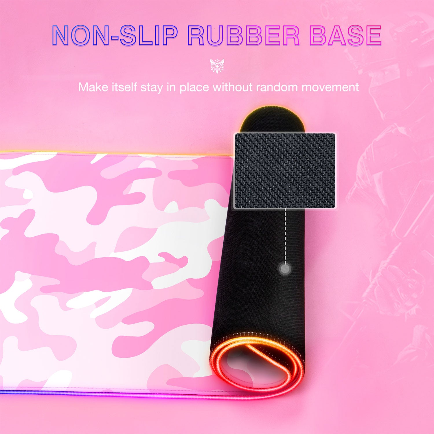 Onikuma RGB Gaming Mouse Pad