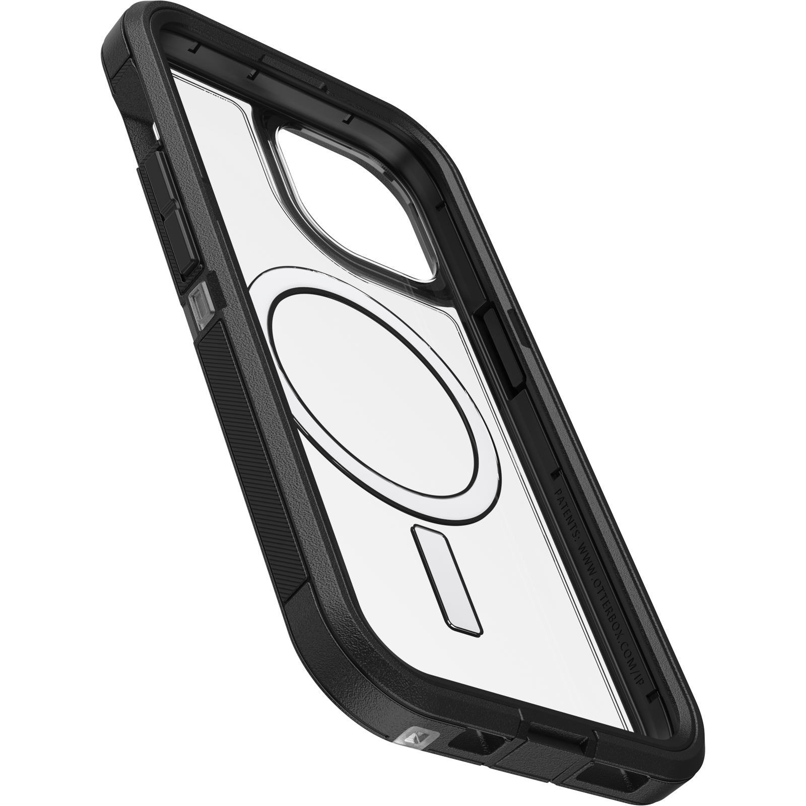 OtterBox iPhone 15 Defender XT Clear Case with Magsafe Black Crystal