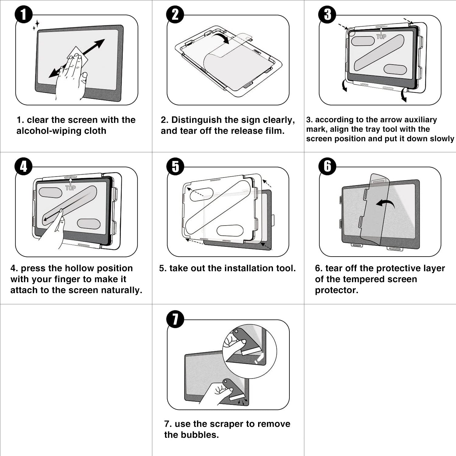 Tesla Model 3/Y 15'' Touchscreen Protector HD Clear Tempered Glass