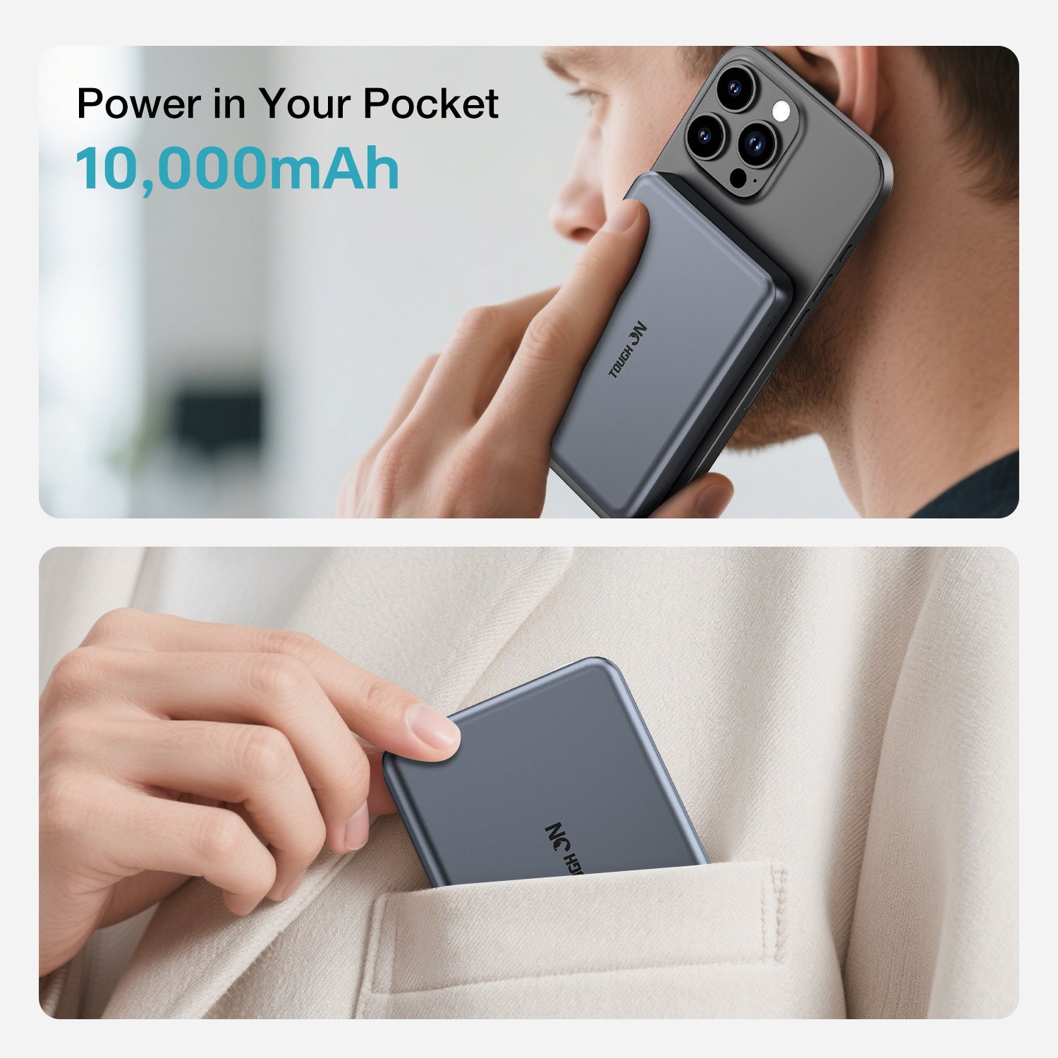 Tough On 10000mAh Magnetic Power Bank