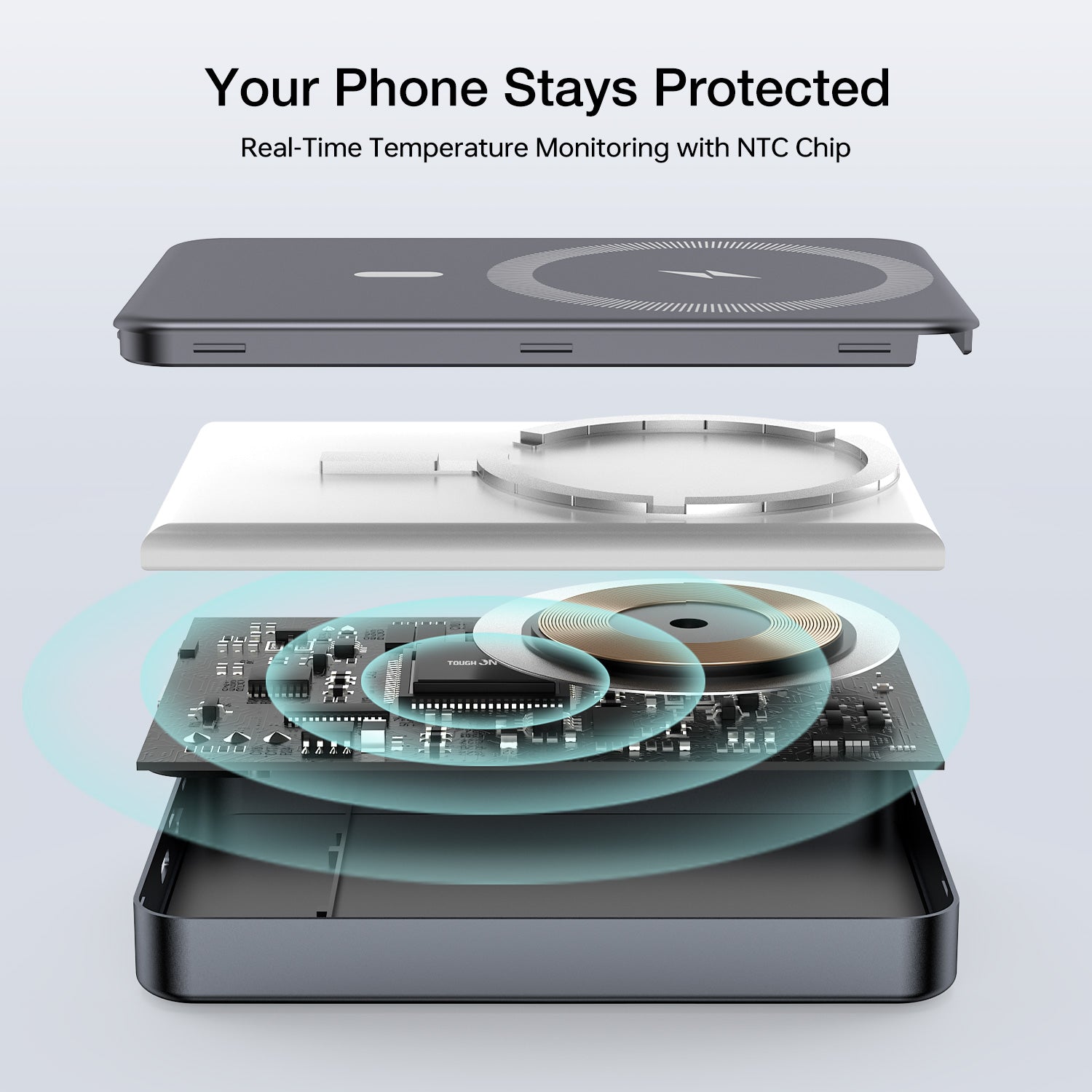 Tough On 10000mAh Magnetic Power Bank