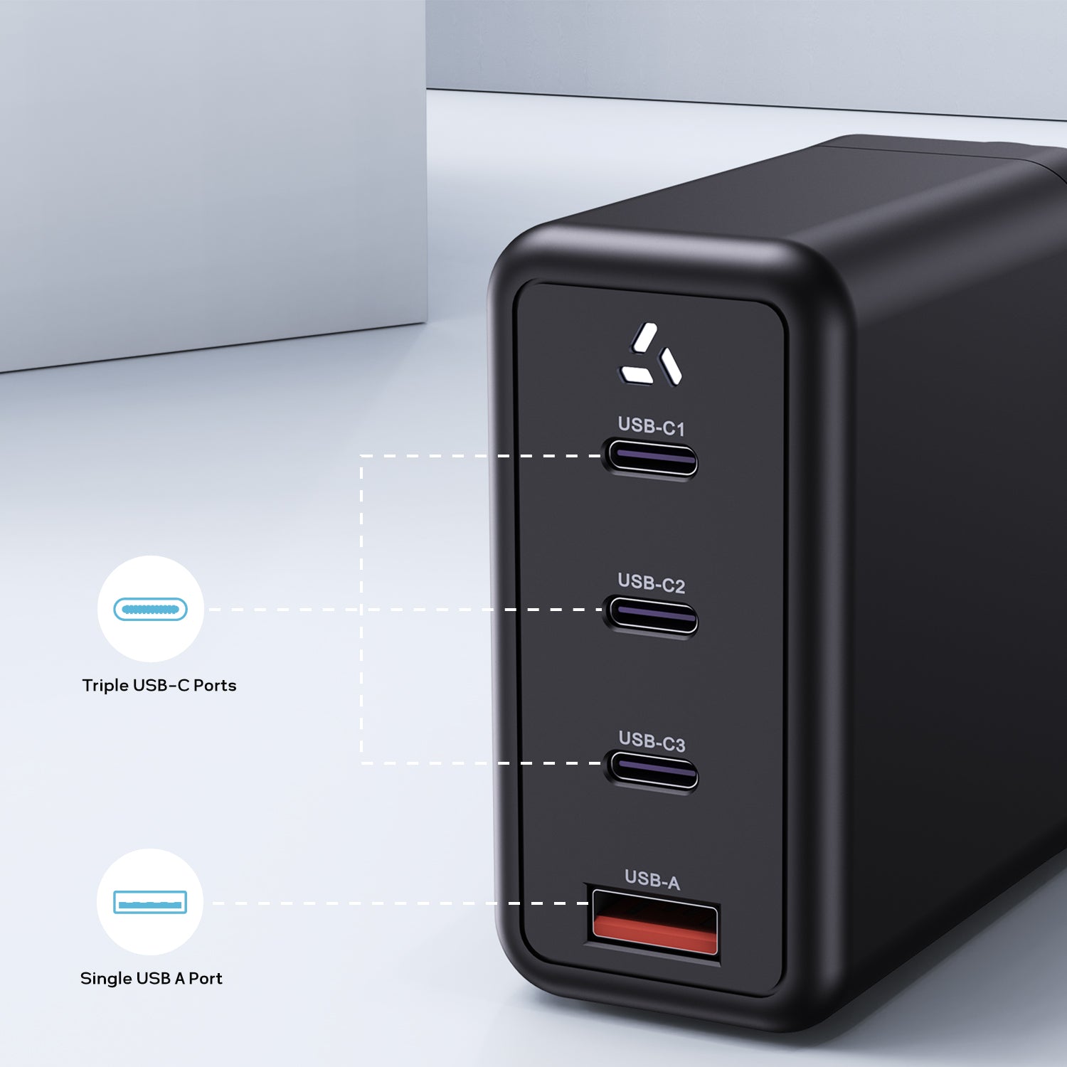 Tough On 100W GaN 4-Port Fast Wall Charger