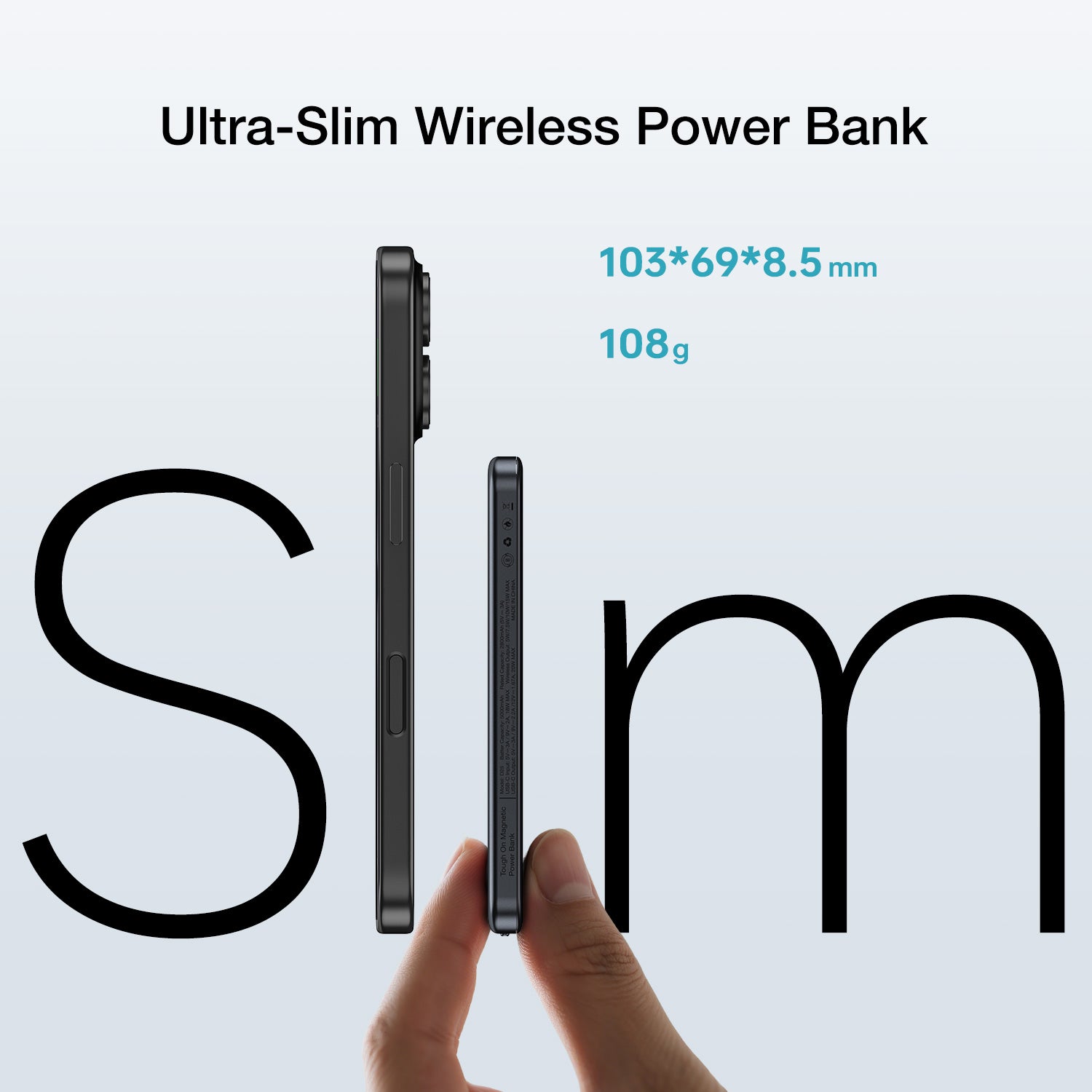 Tough On 5000mAh Ultra Slim Magnetic Power Bank