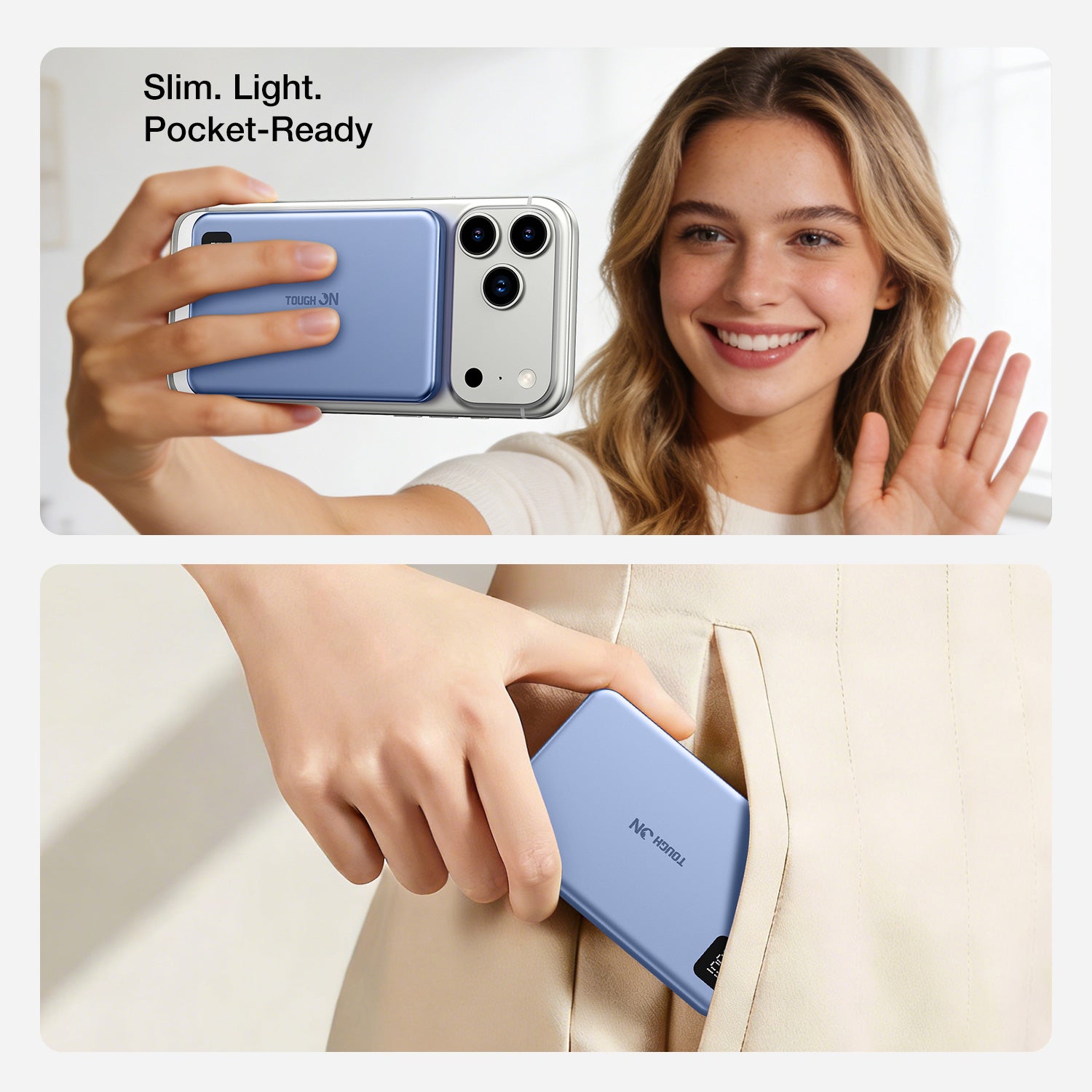 Tough On 5000mAh Ultra Slim Magnetic Power Bank