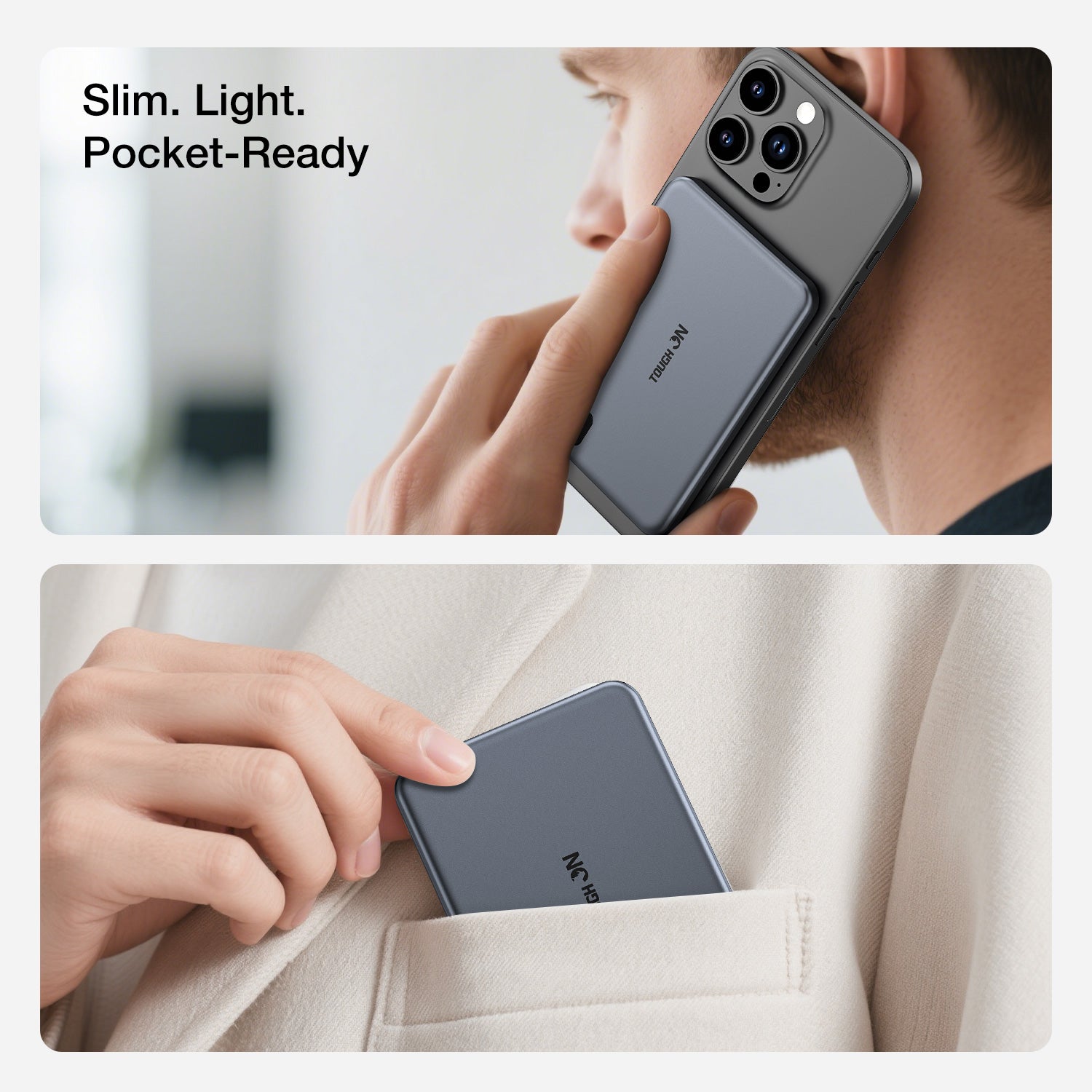 Tough On 5000mAh Ultra Slim Magnetic Power Bank