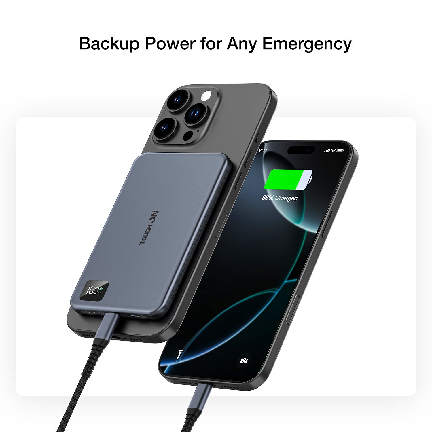 Tough On 5000mAh Ultra Slim Magnetic Power Bank