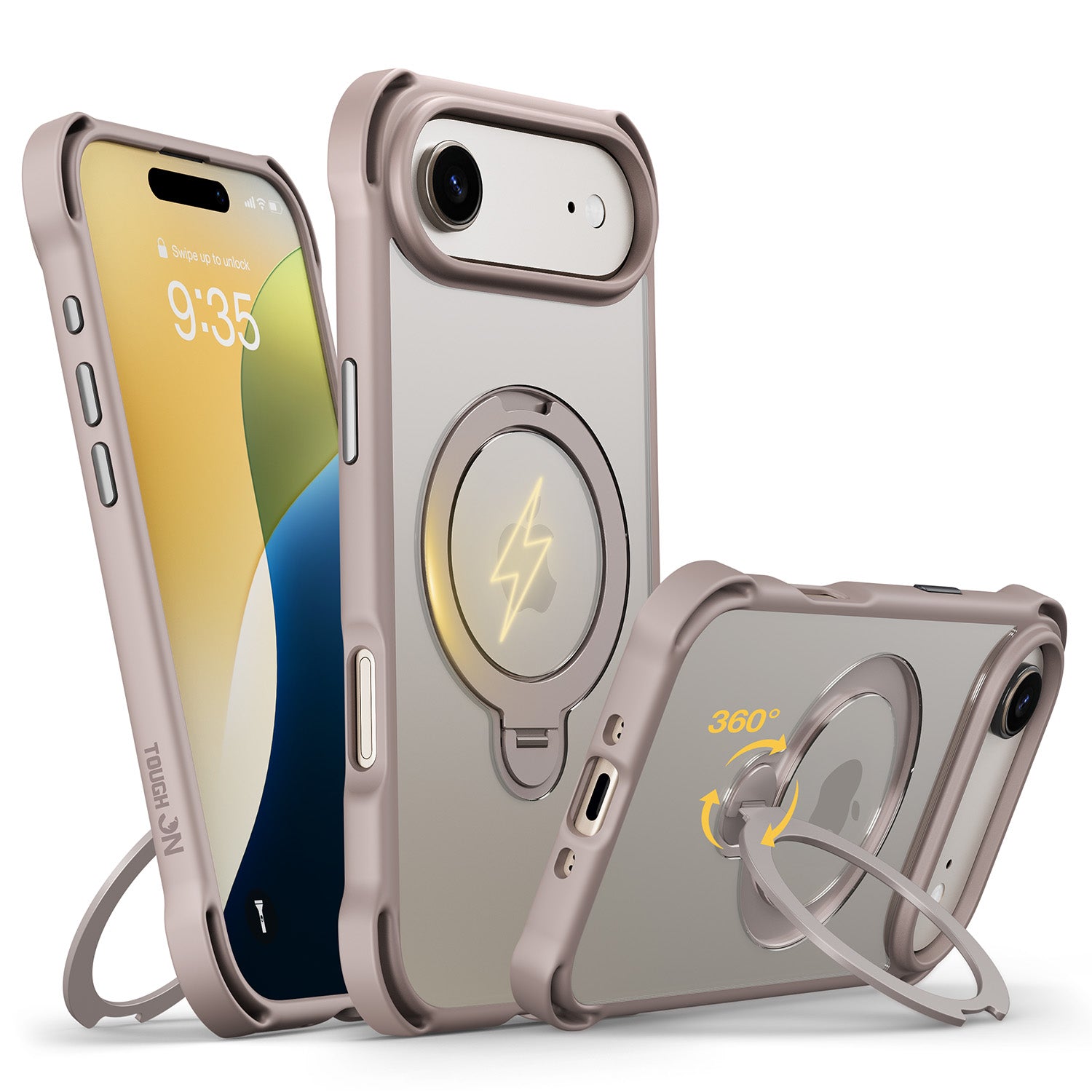 Tough On Armor Ultimate Case with Stand MagSafe Compatible for iPhone 17 Series-6