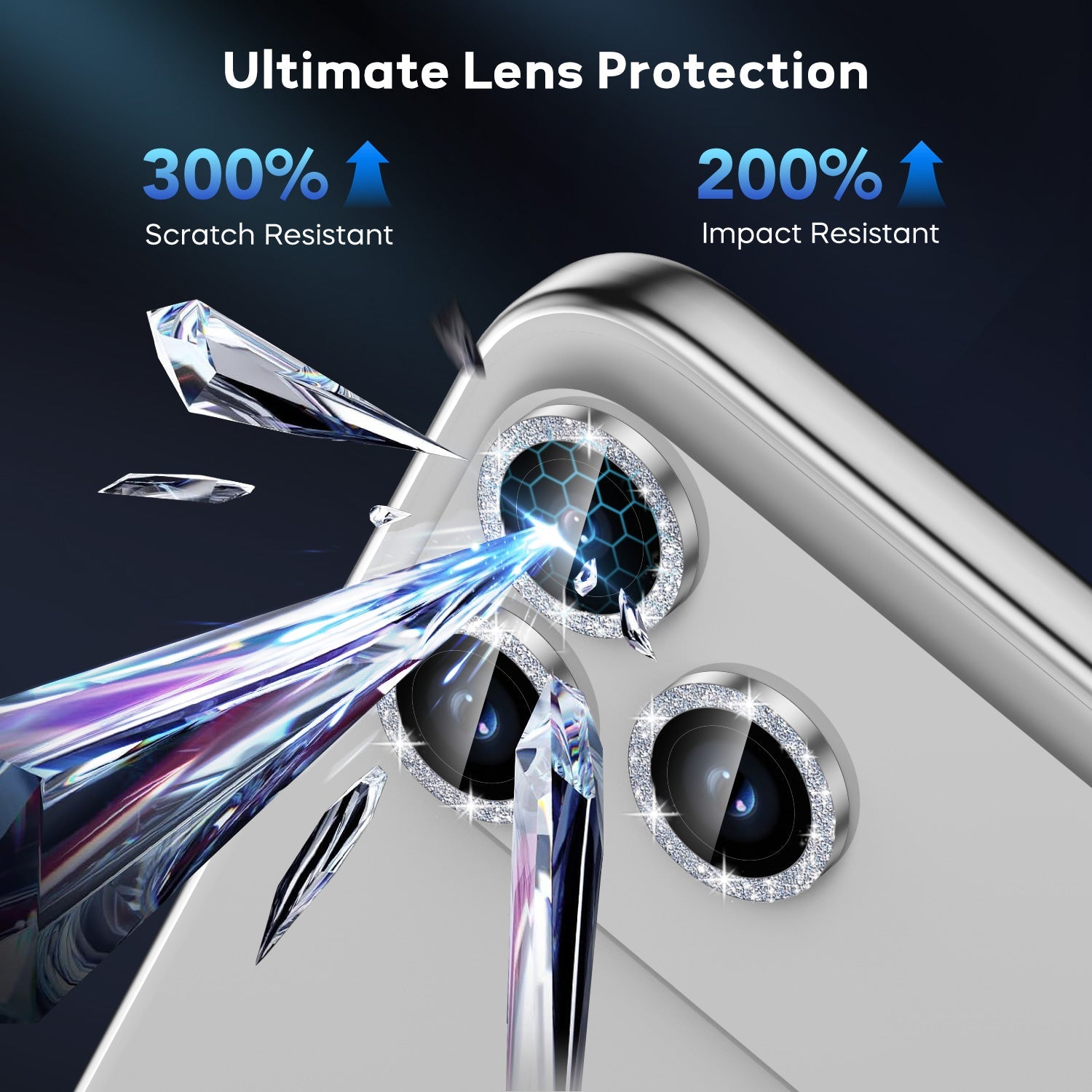 Tough On Camera Lens Protector Tempered Glass for iPhone