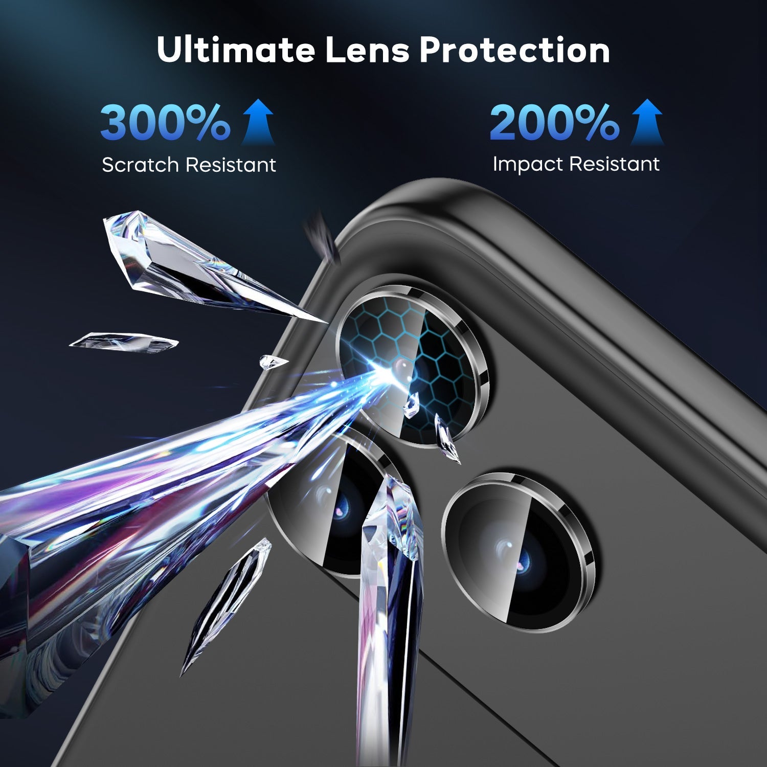 Tough On Camera Lens Protector Tempered Glass for iPhone