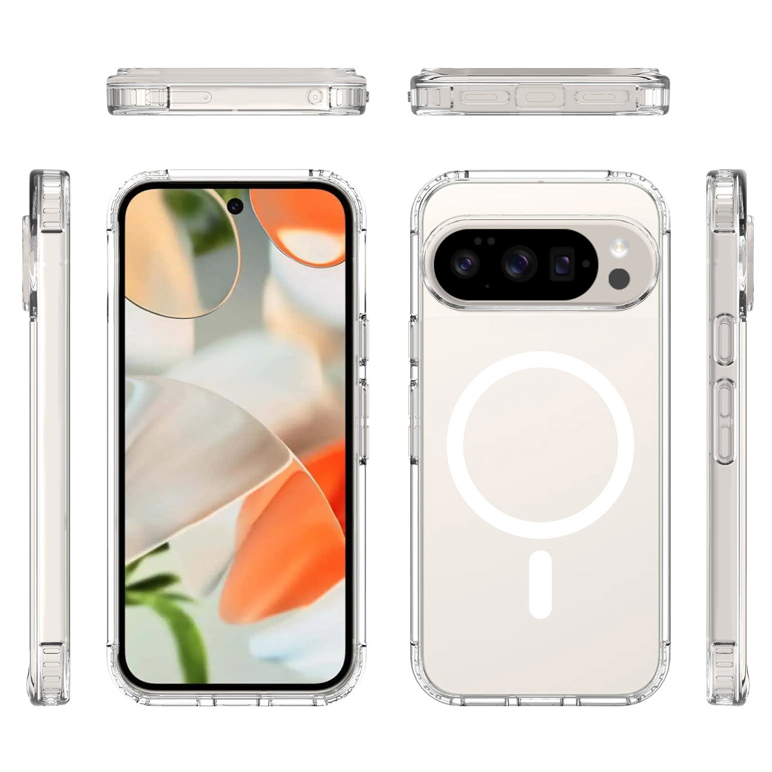 Tough On Google Pixel 10 Pro XL Case Clear Air with MagSafe