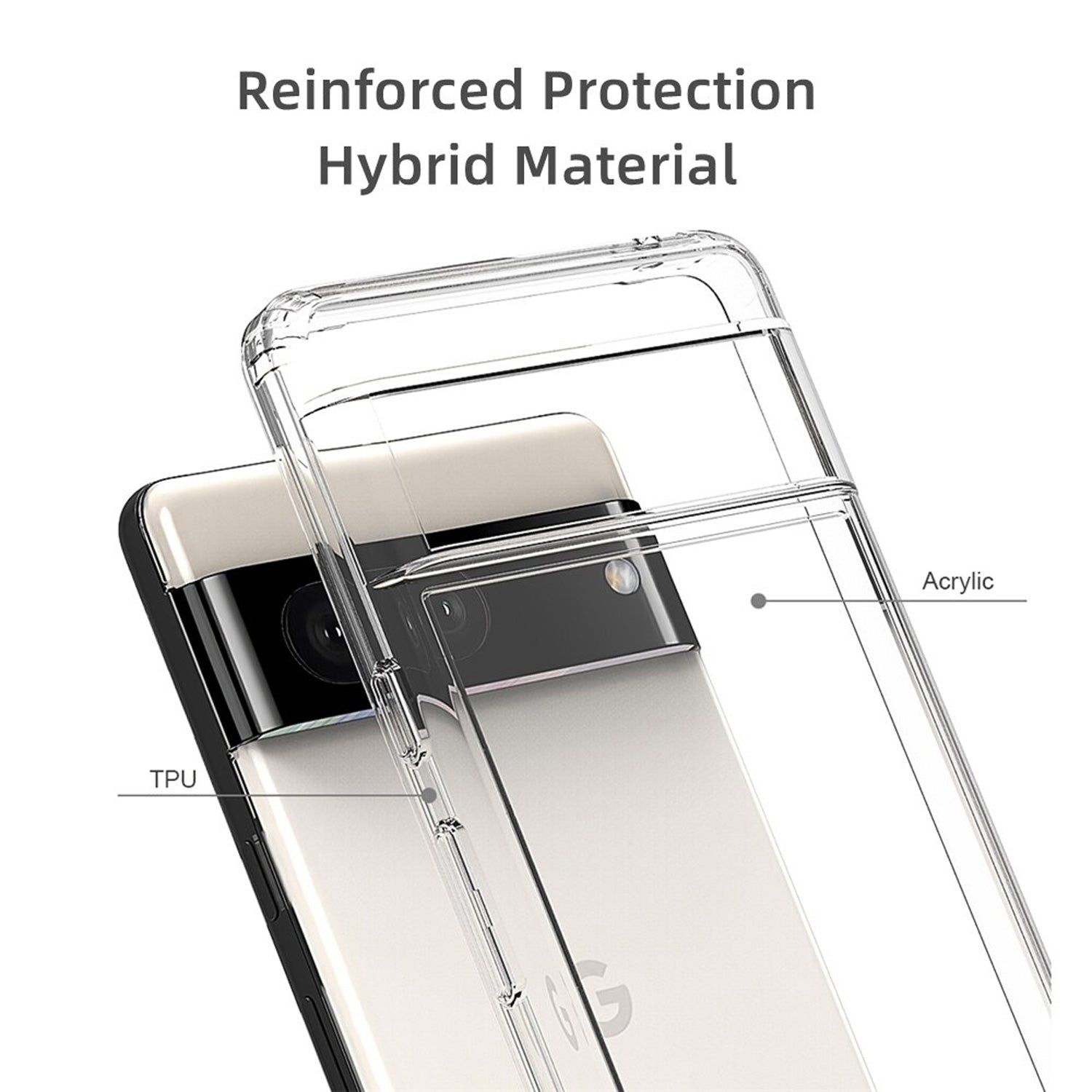 Tough On Google Pixel 8 Case Clear Air