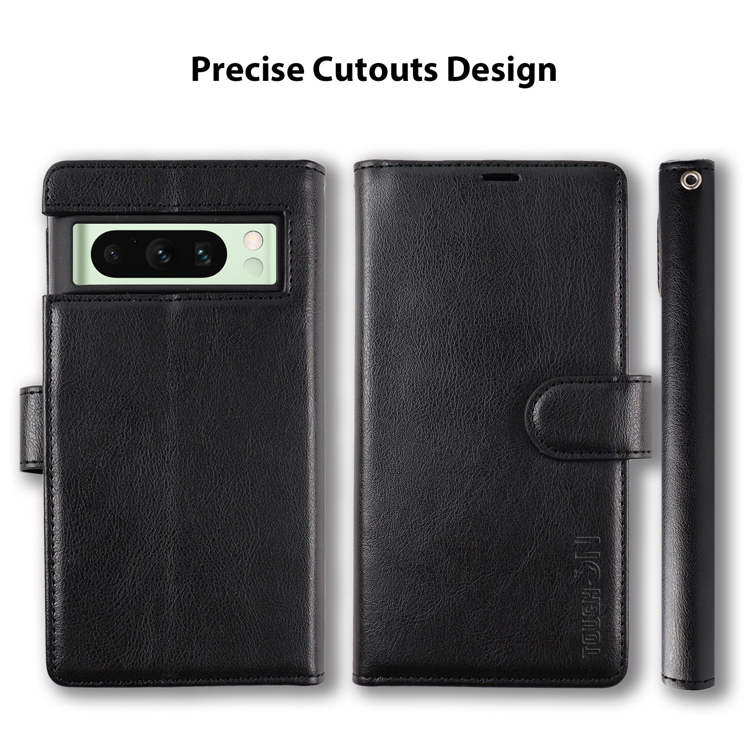 Tough On Google Pixel 8 Pro Case Flip Leather Case