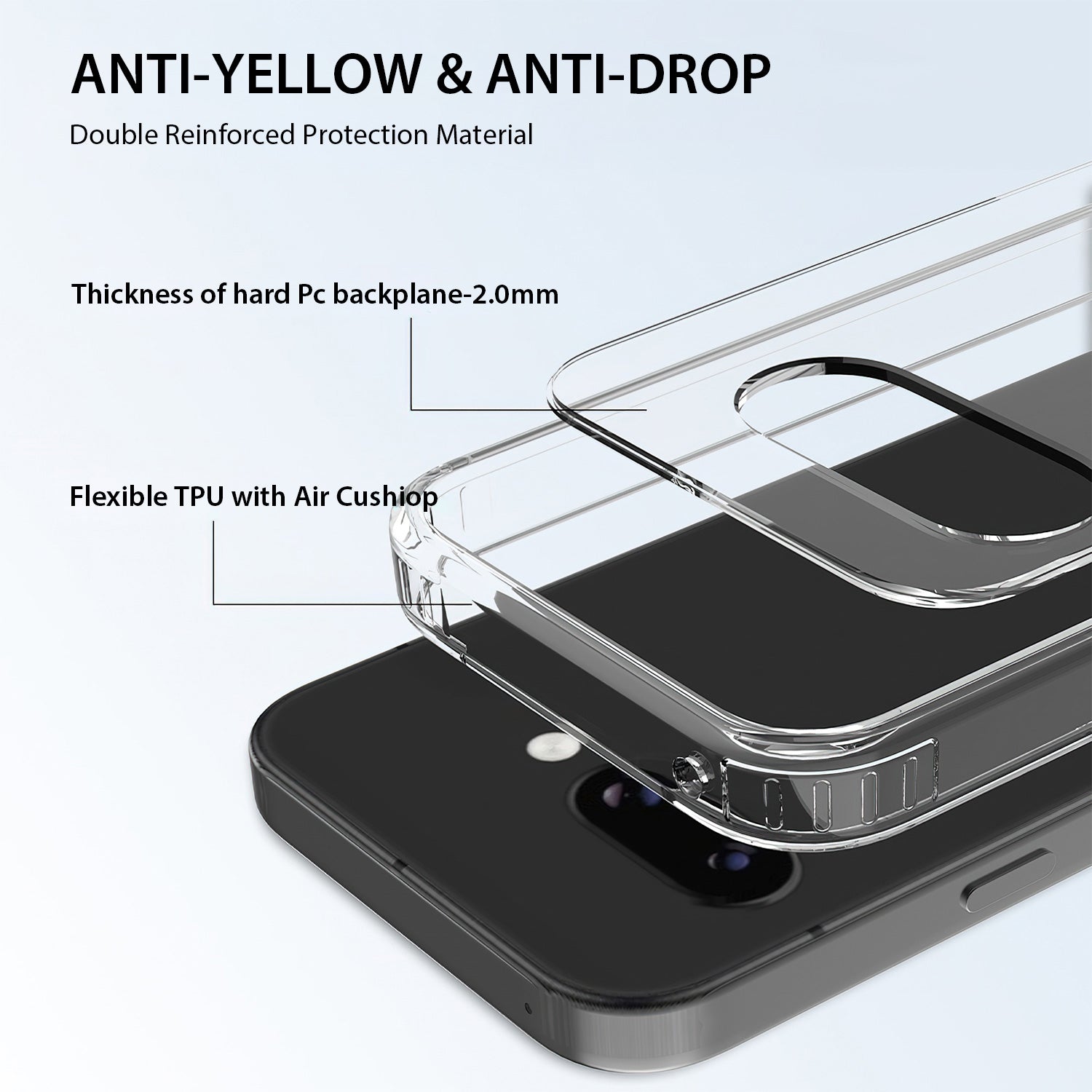 Tough On Google Pixel 9a Case Clear Air