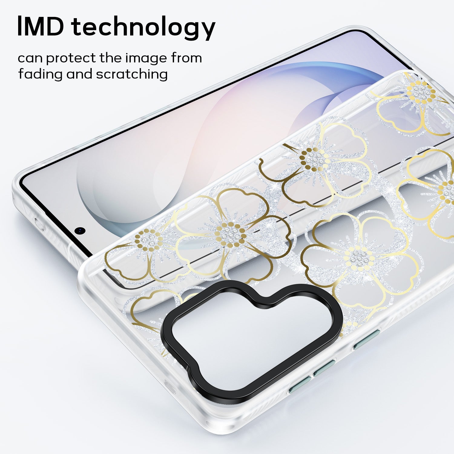 Tough On IMD Golden Flora Case for Samsung Galaxy S26 Series