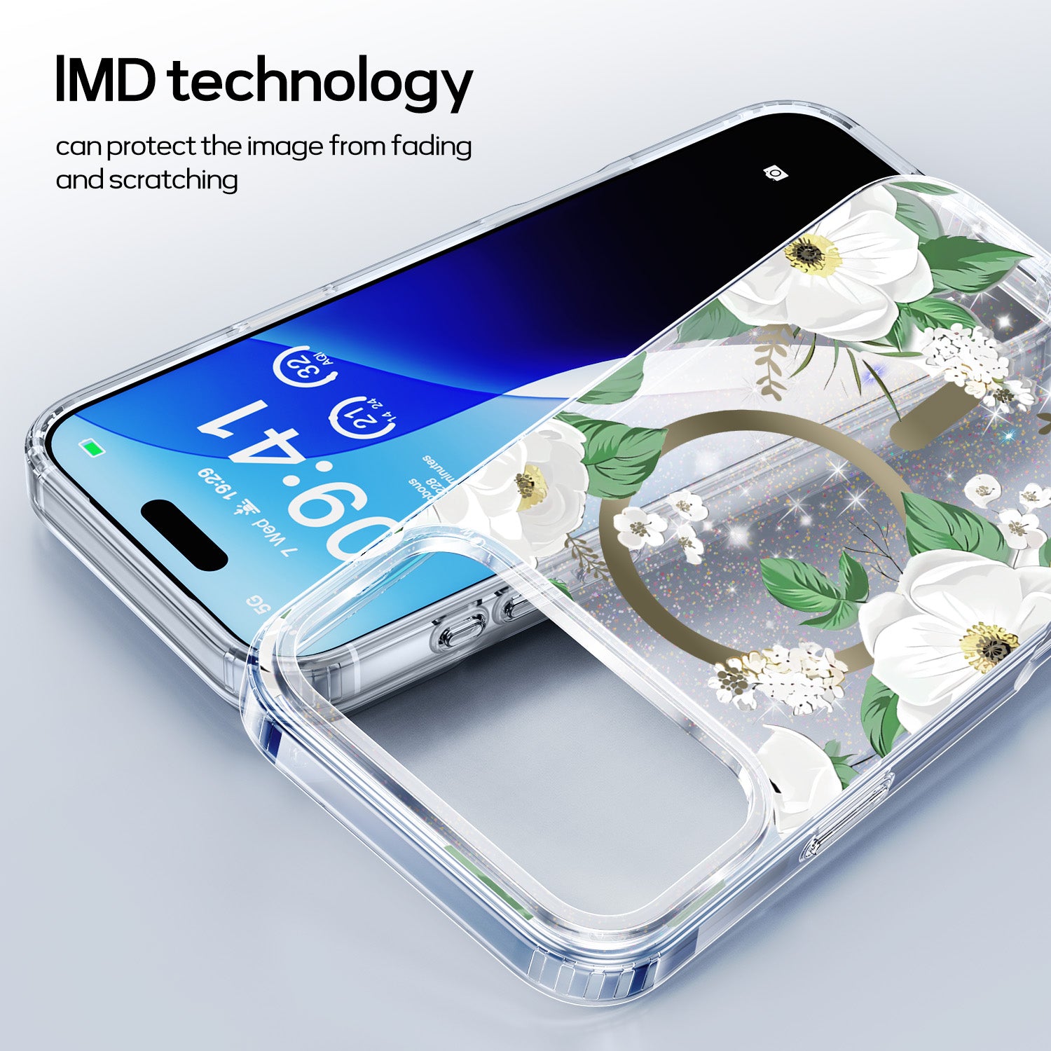 Tough On IMD Pattern Case With MagSafe for iPhone 17 Series