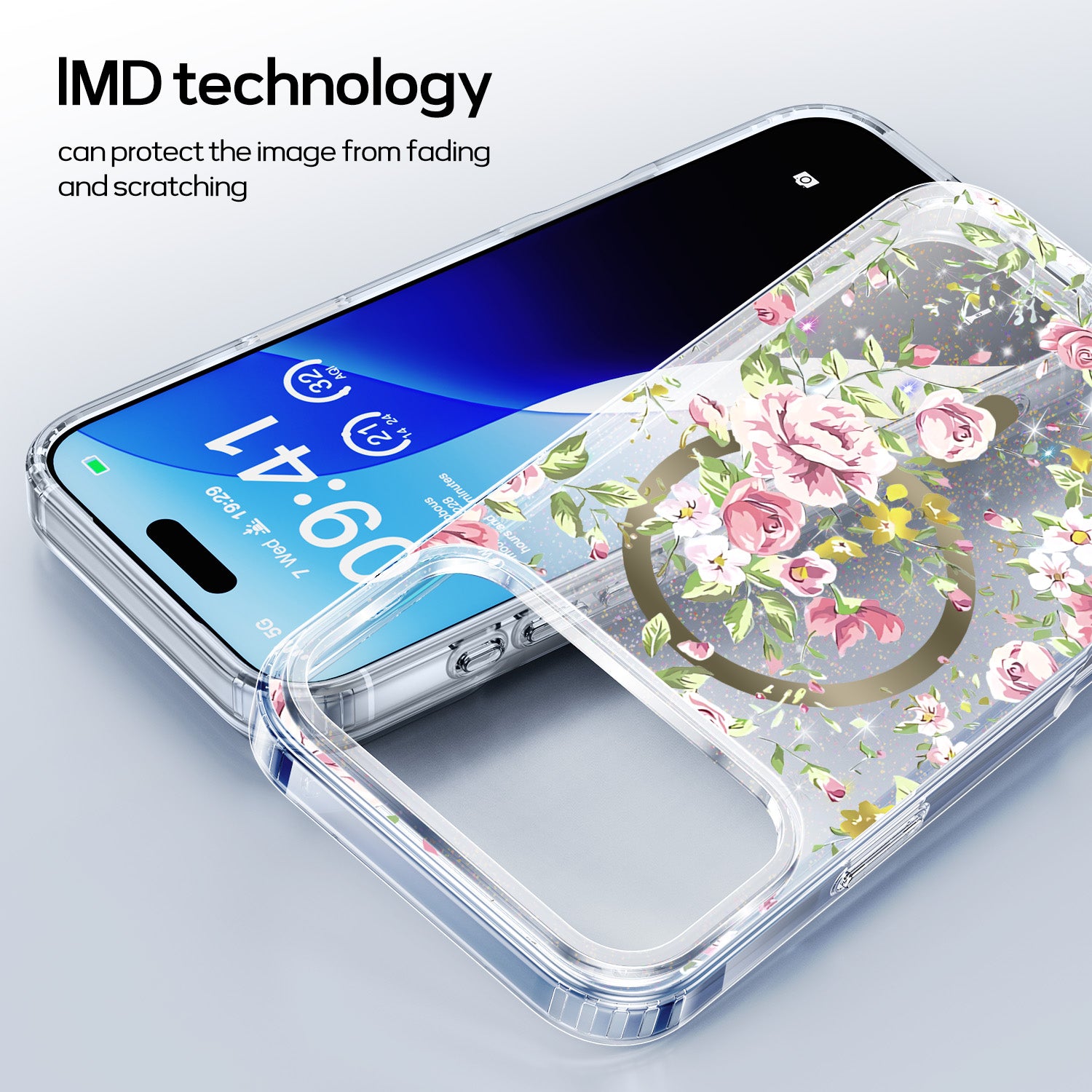 Tough On IMD Pattern Case With MagSafe for iPhone 17 Series