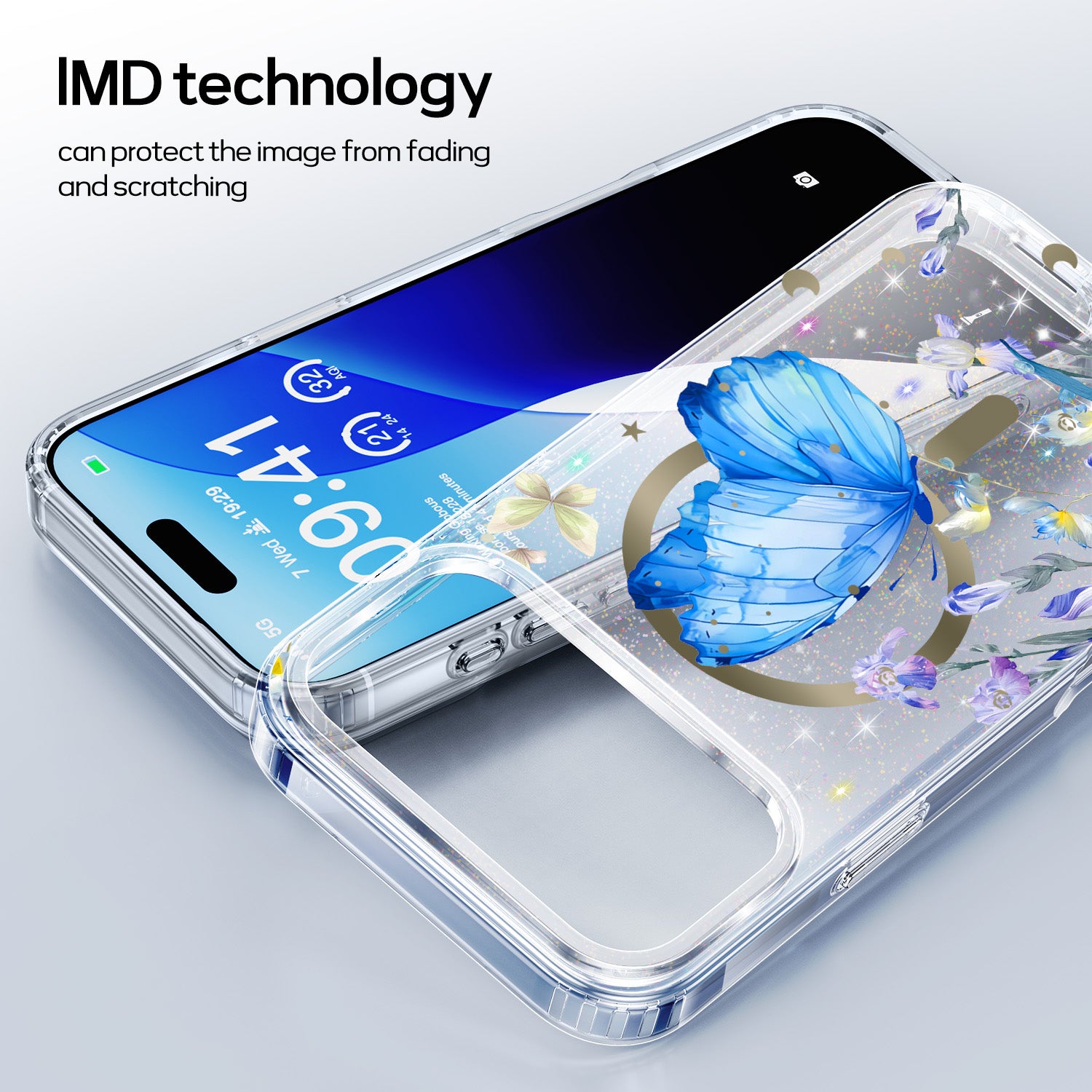 Tough On IMD Pattern Case With MagSafe for iPhone 17 Series