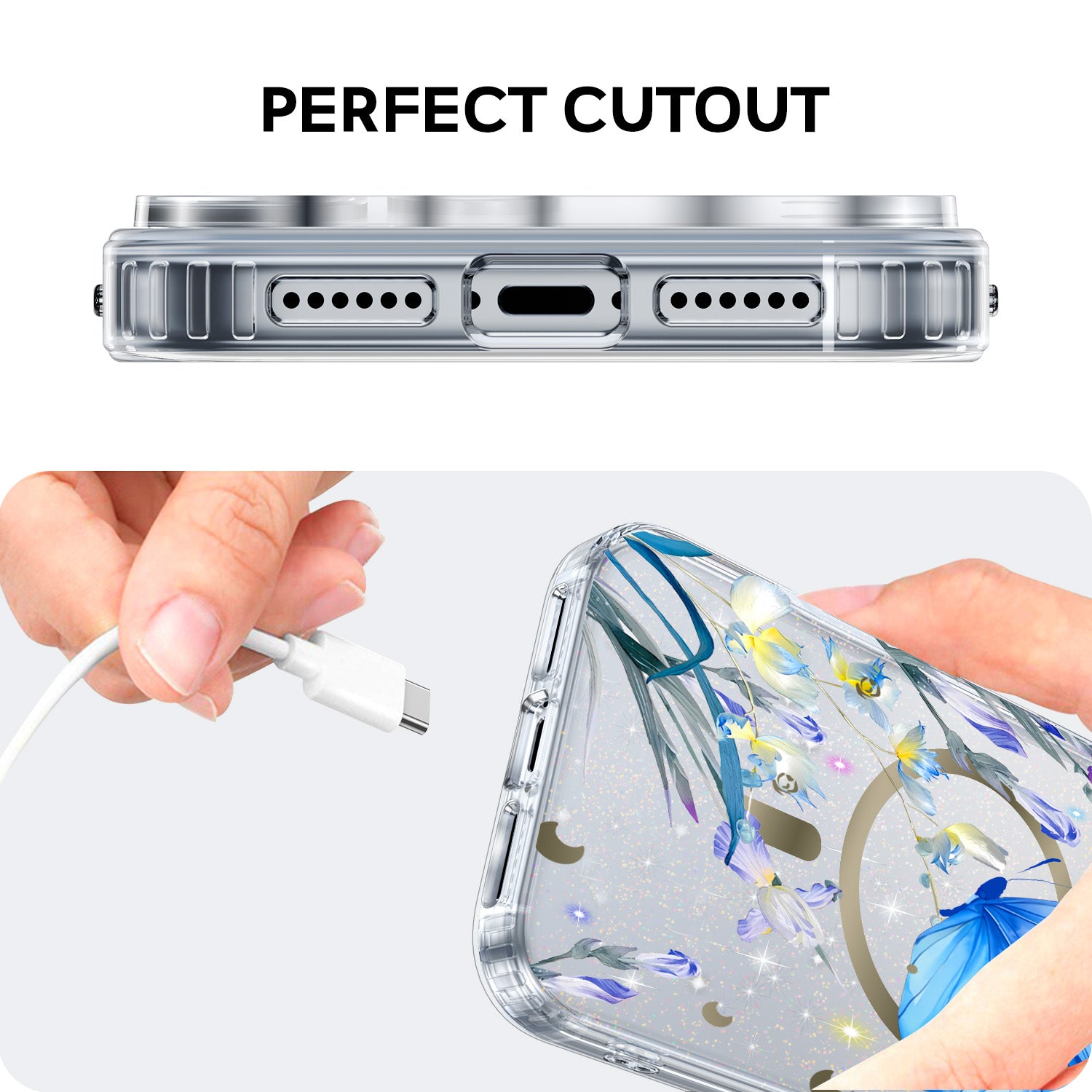 Tough On IMD Pattern Case With MagSafe for iPhone 17 Series