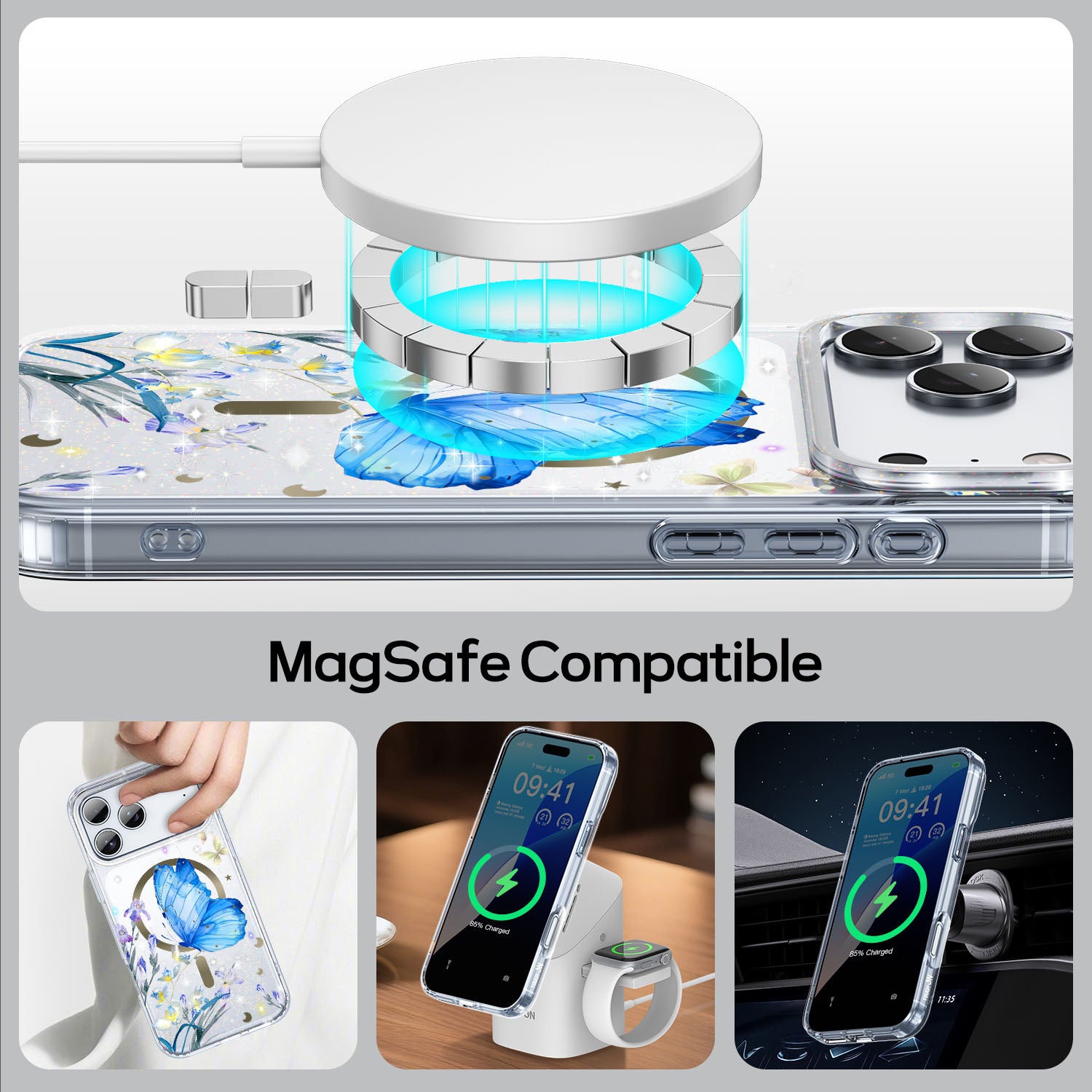 Tough On IMD Pattern Case With MagSafe for iPhone 17 Series