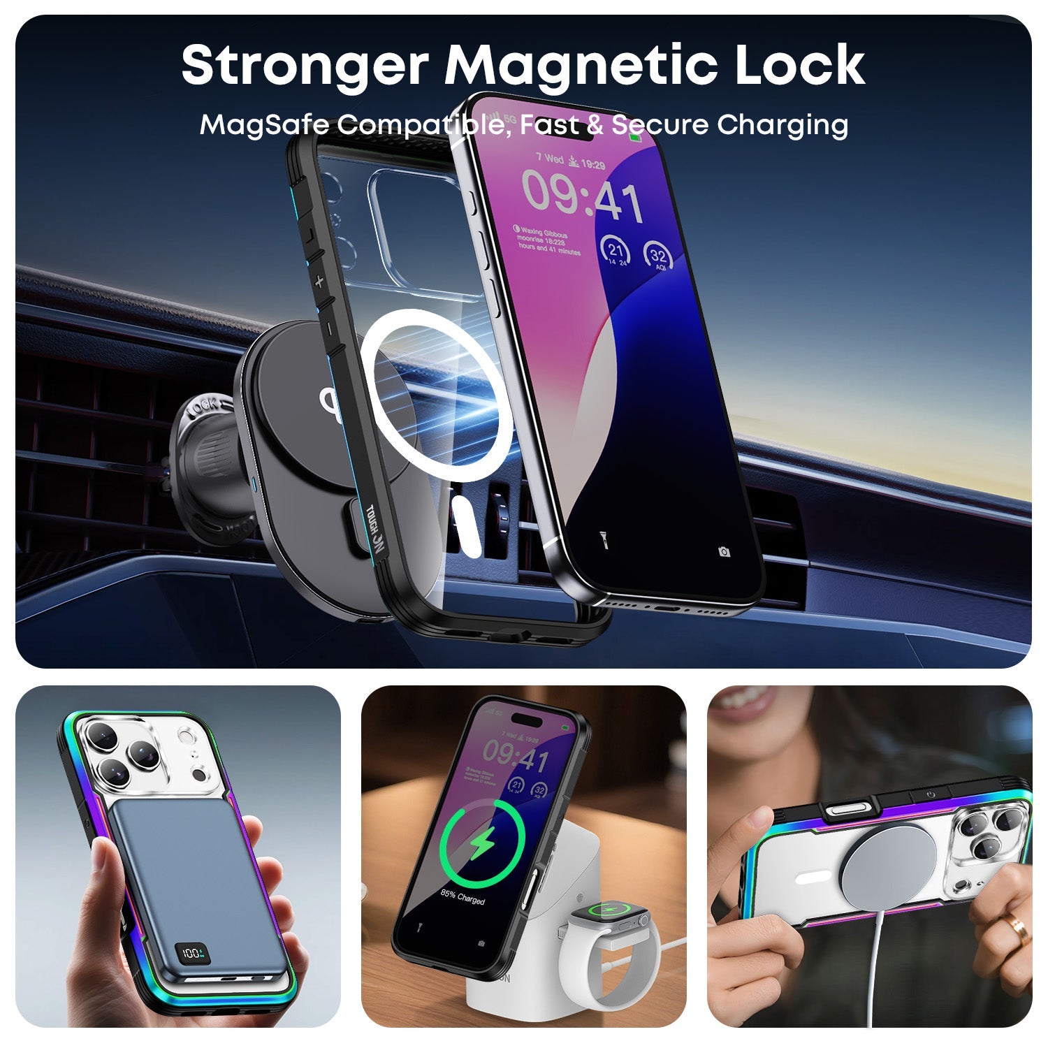 Tough On Iron Shield Case with MagSafe for iPhone