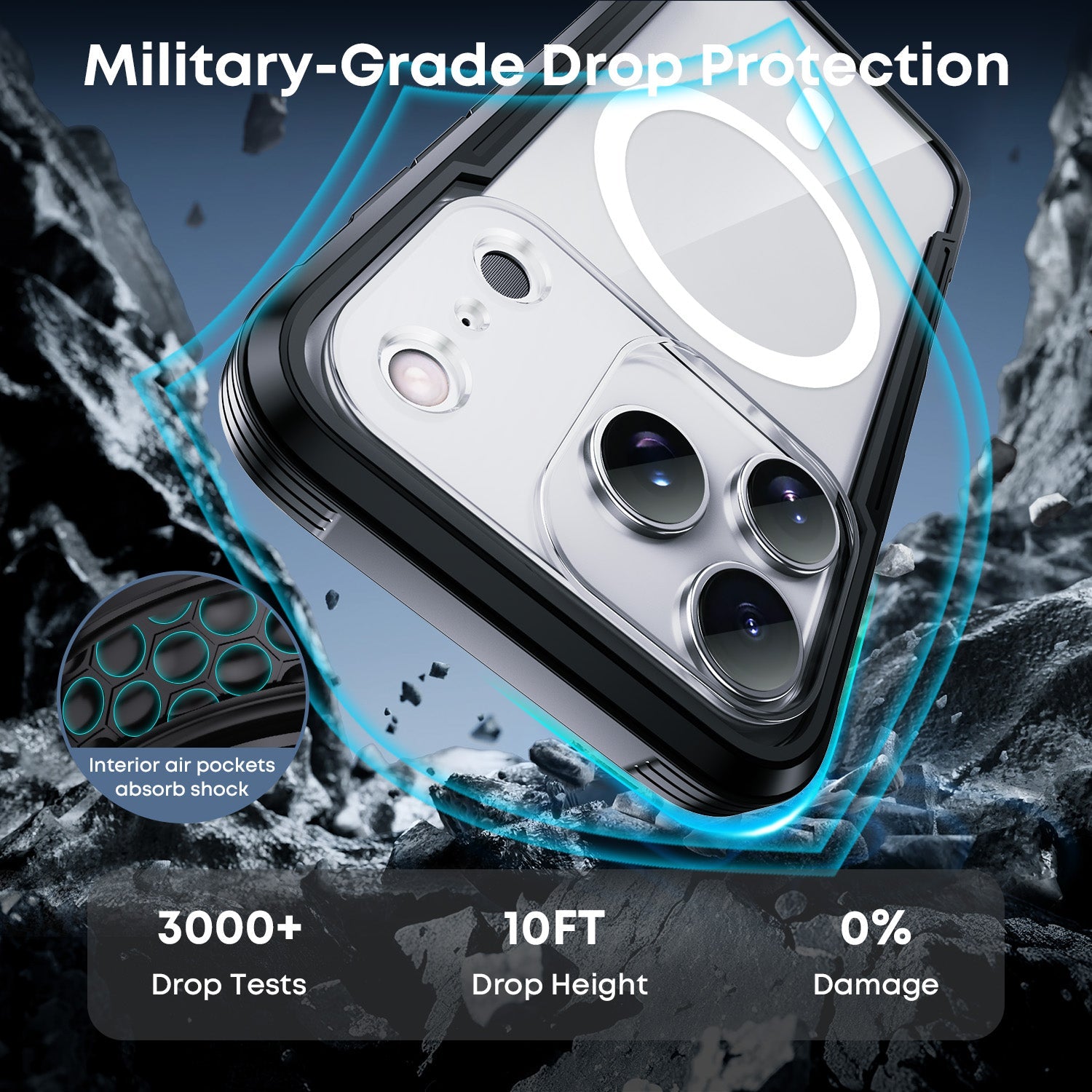 Tough On Iron Shield Case with MagSafe for iPhone