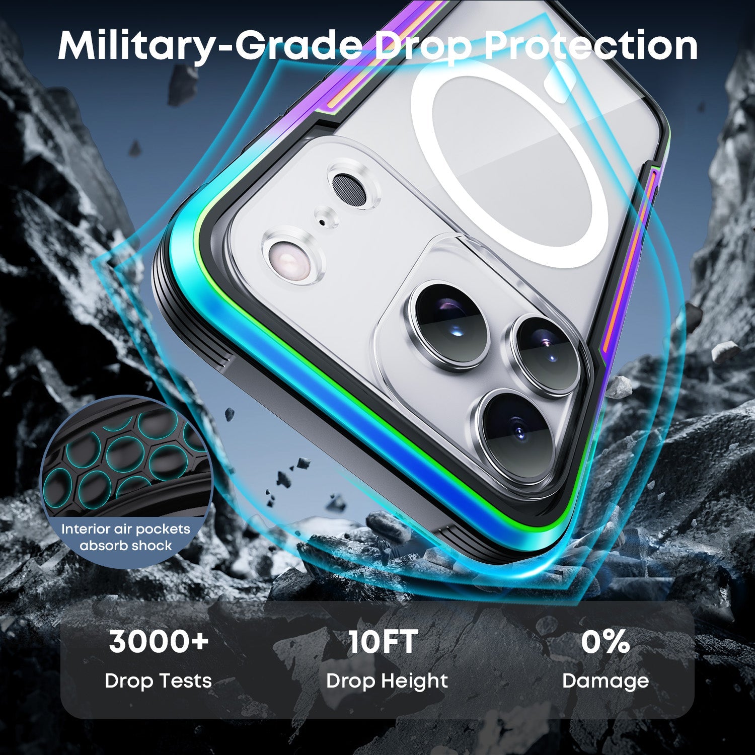 Tough On Iron Shield Case with MagSafe for iPhone